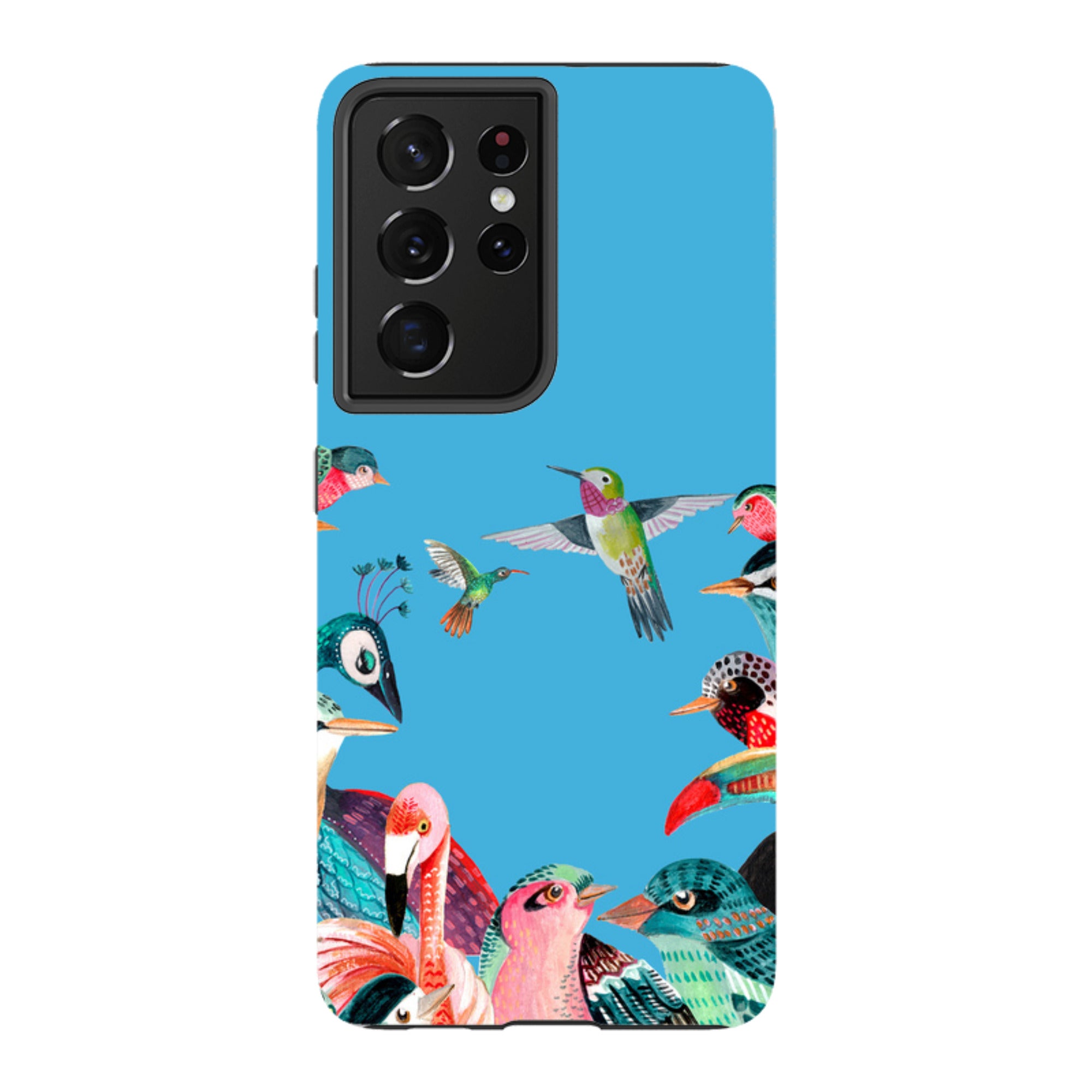 Samsung Tough Case - Blue Birds By Caroline Bonne Muller