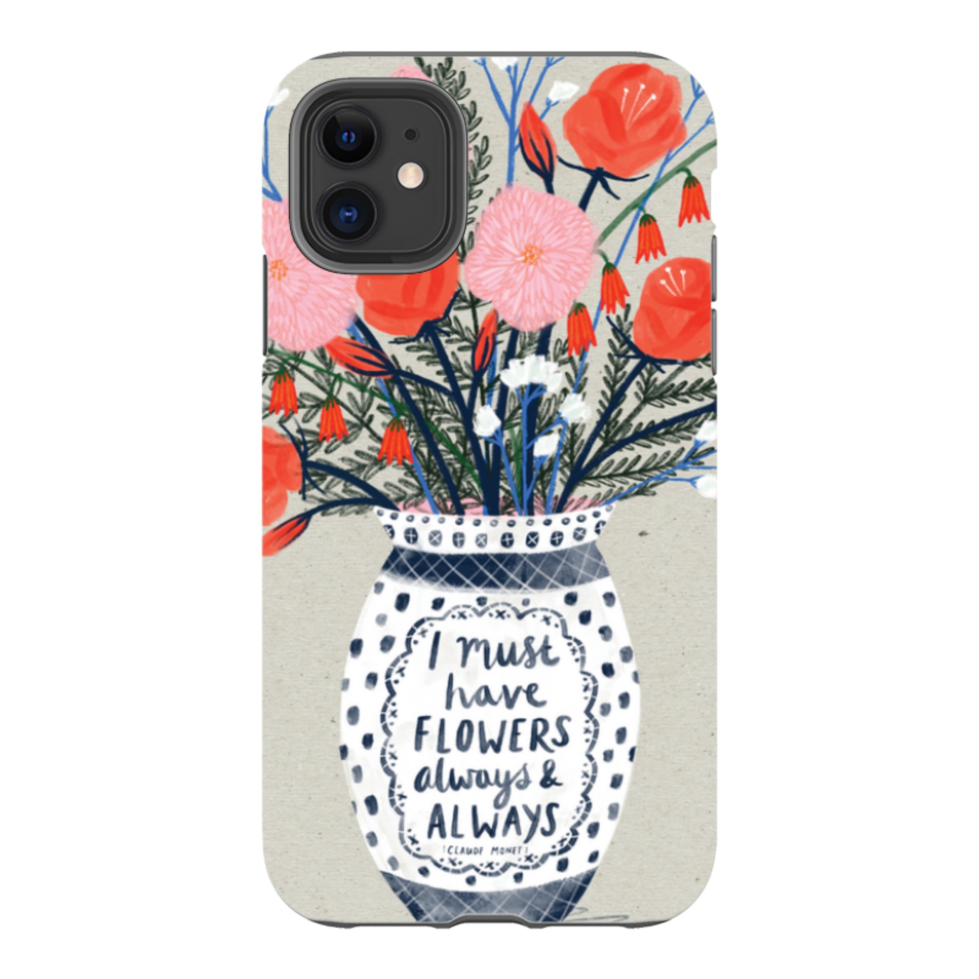 iPhone Tough Case - Flowers Always By Lee Foster Wilson