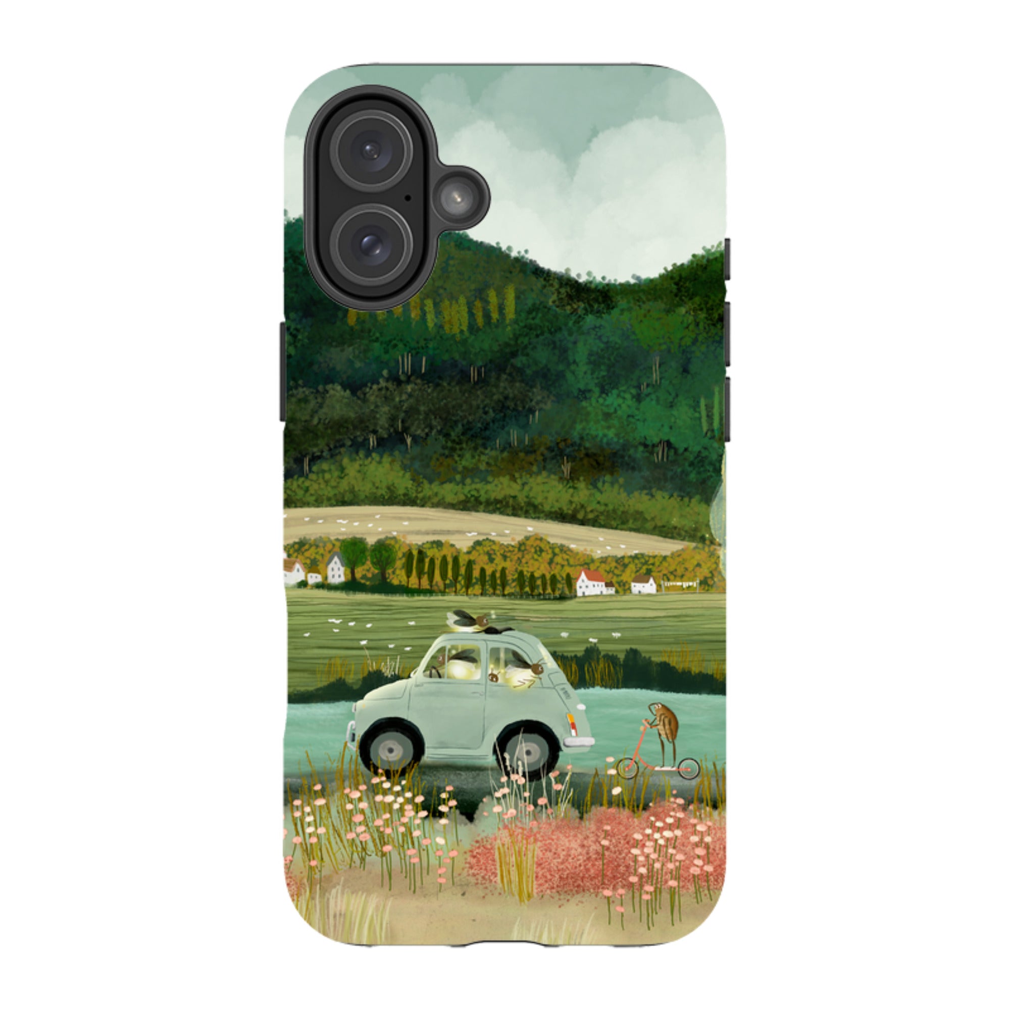 iPhone Tough Case - Lightening Bugs By Katherine Quinn