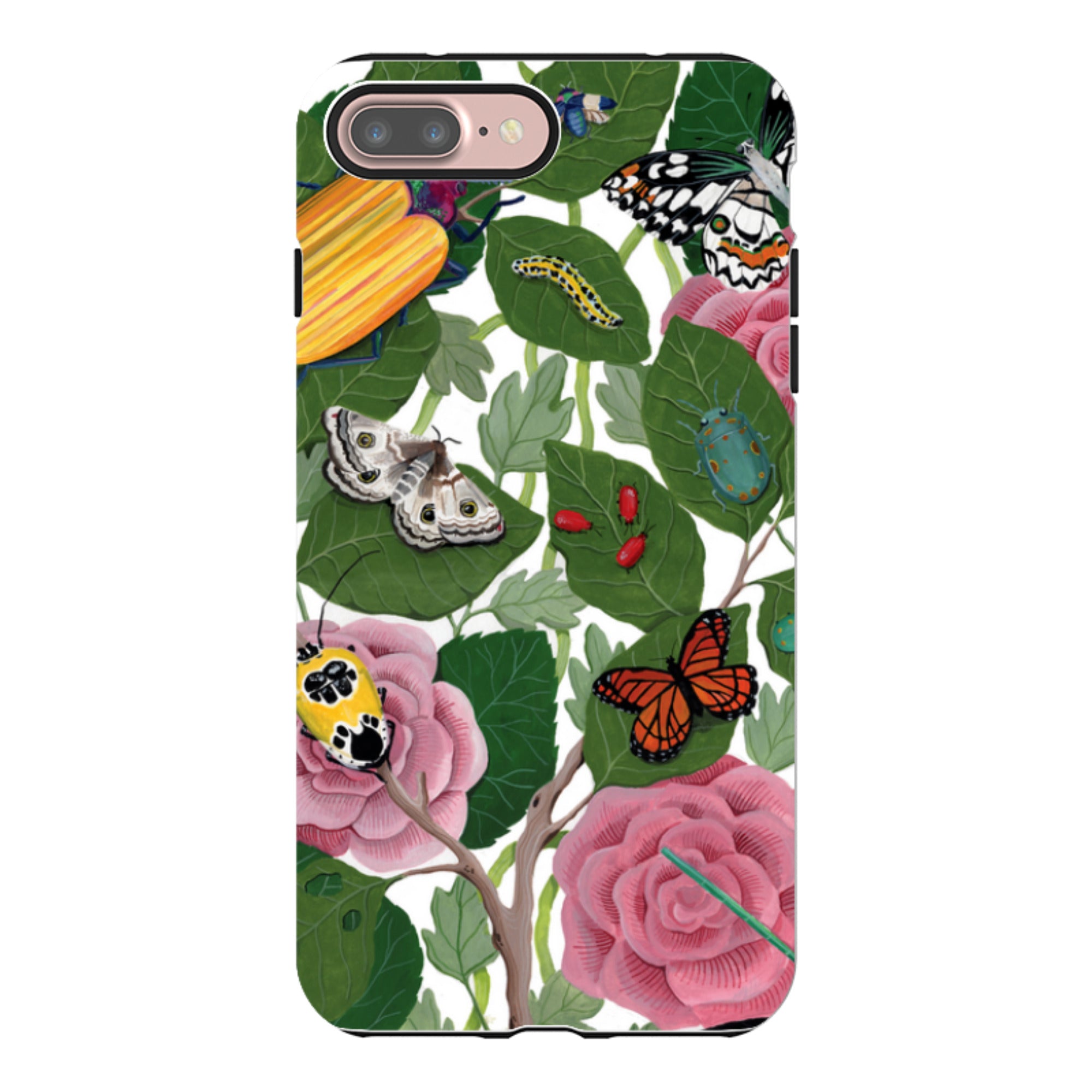 iPhone Tough Case - Butterflies And Beatles By Bex Parkin