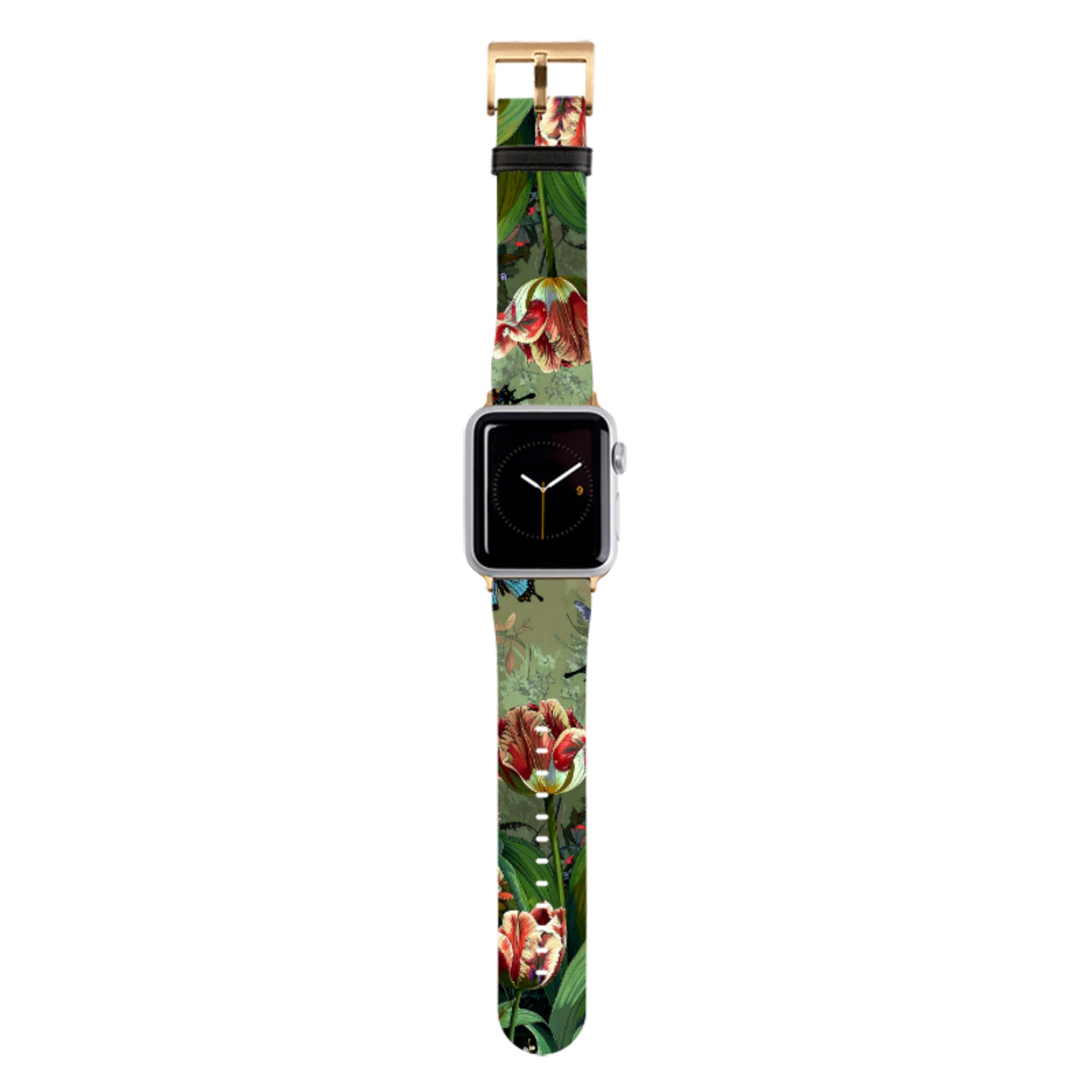Green Vyne Butterflies Apple Watch Strap