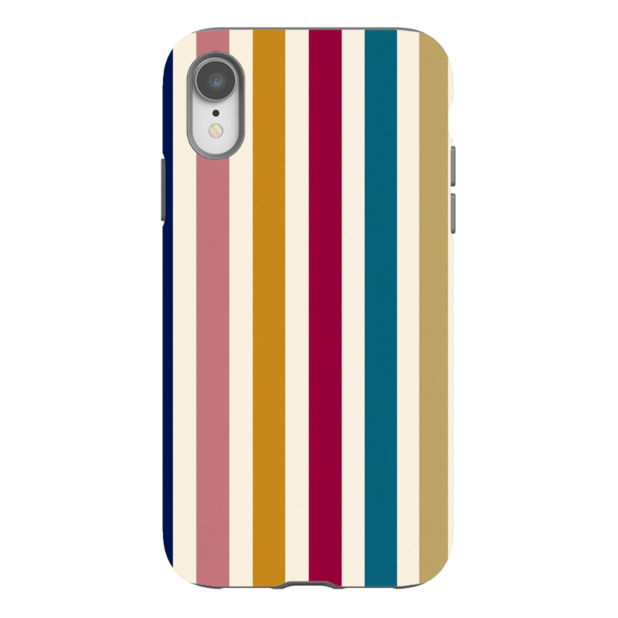 iPhone Tough Case - Mustard Gold Stripe