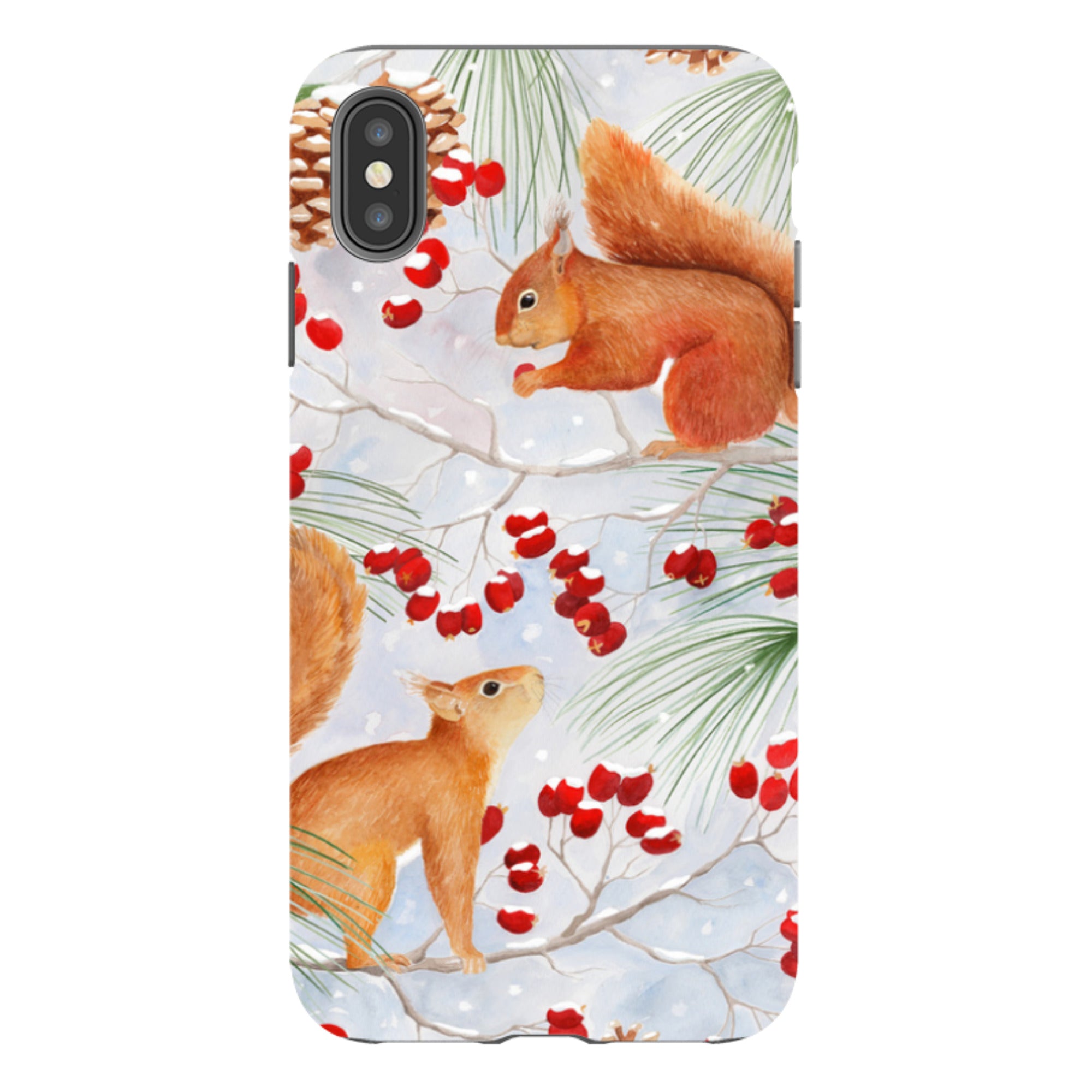 iPhone Tough Case - Red Squirrels By Bex Parkin