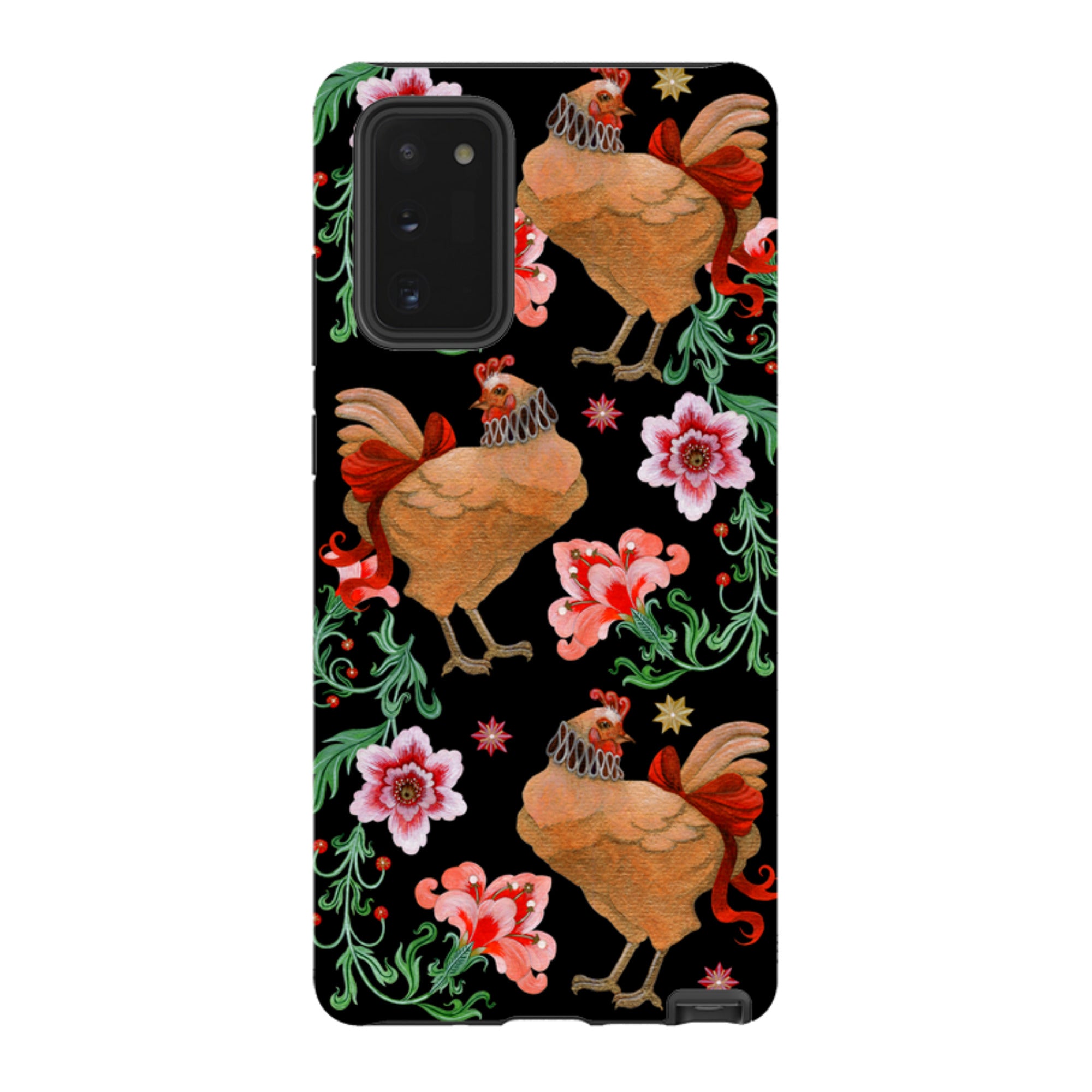 Samsung Tough  Case - Three French Hens By Maria Matos