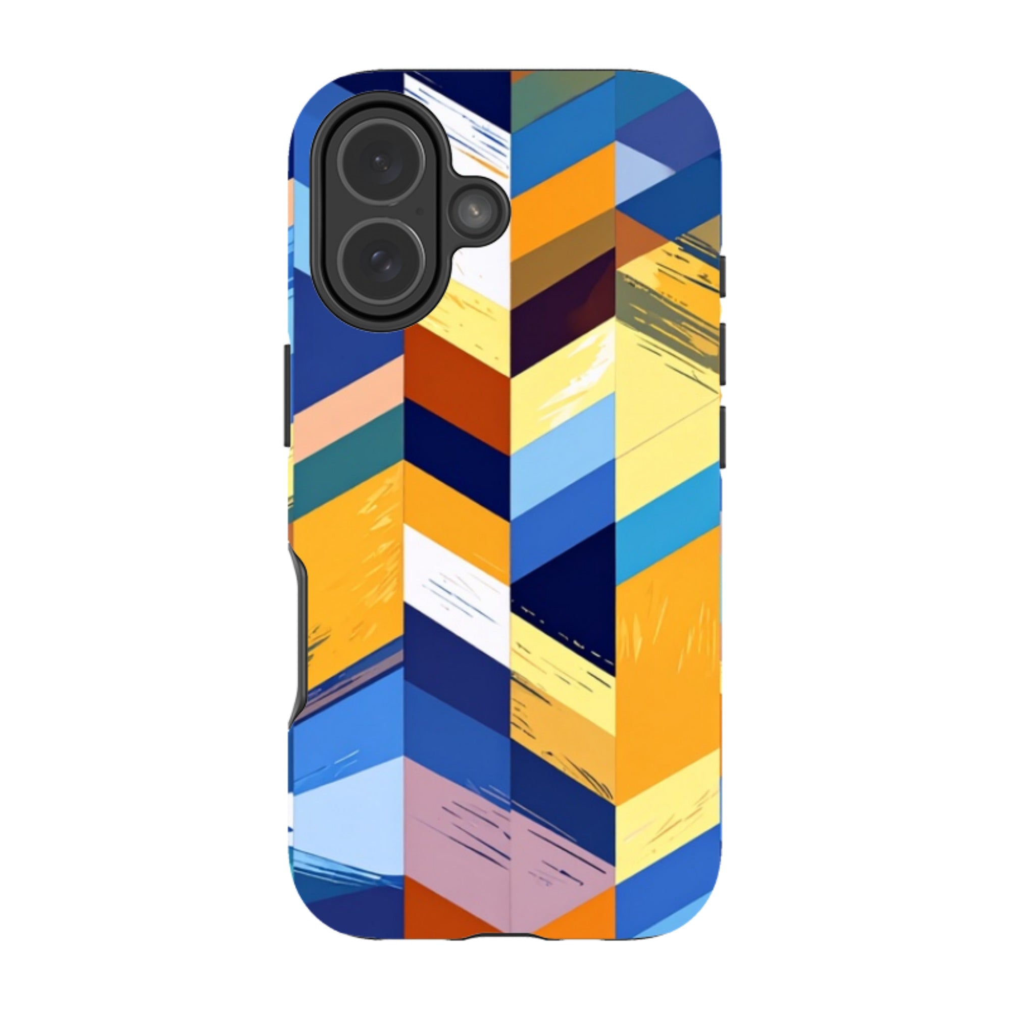 iPhone Tough Case - Technicolor Stripes