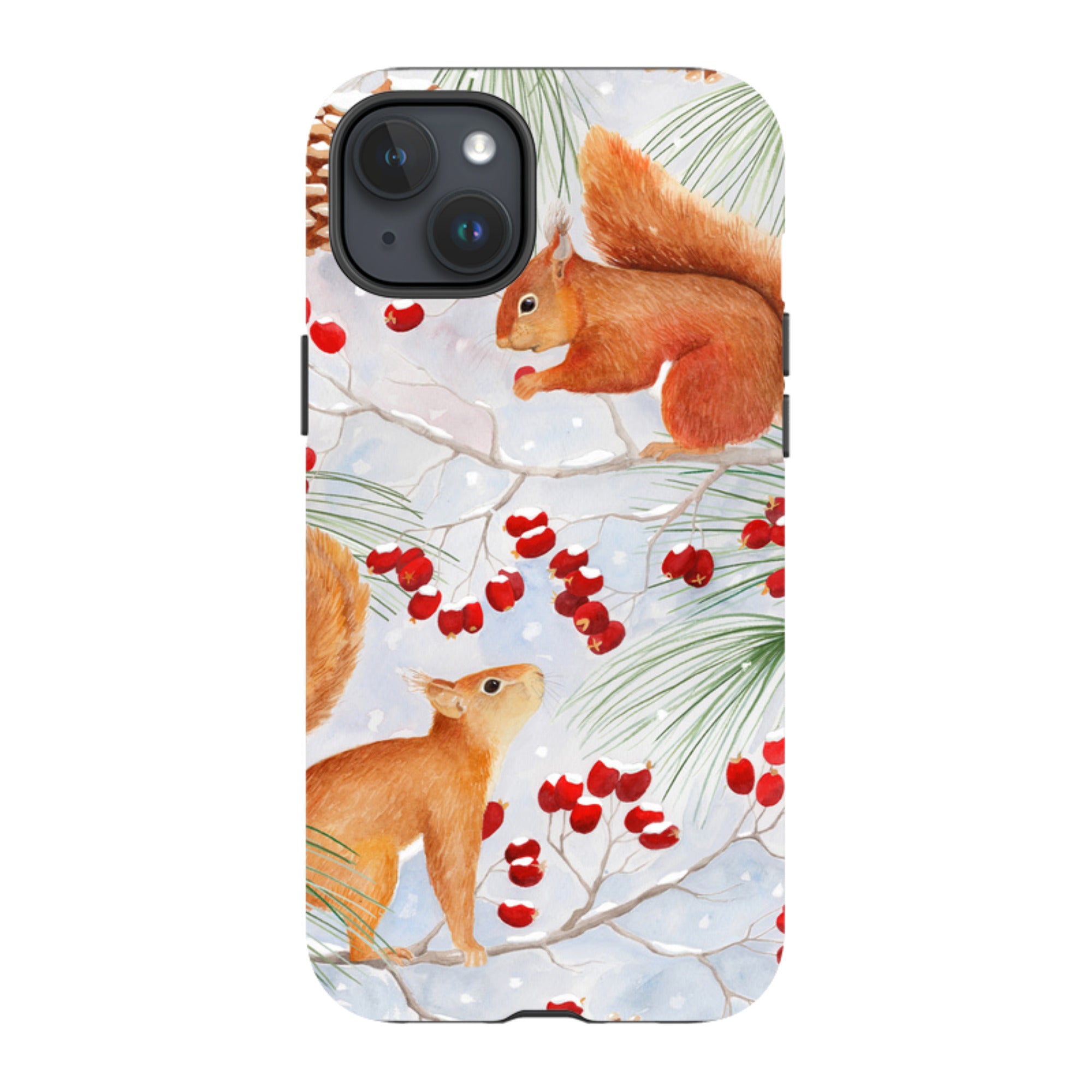 iPhone Tough Case - Red Squirrels By Bex Parkin