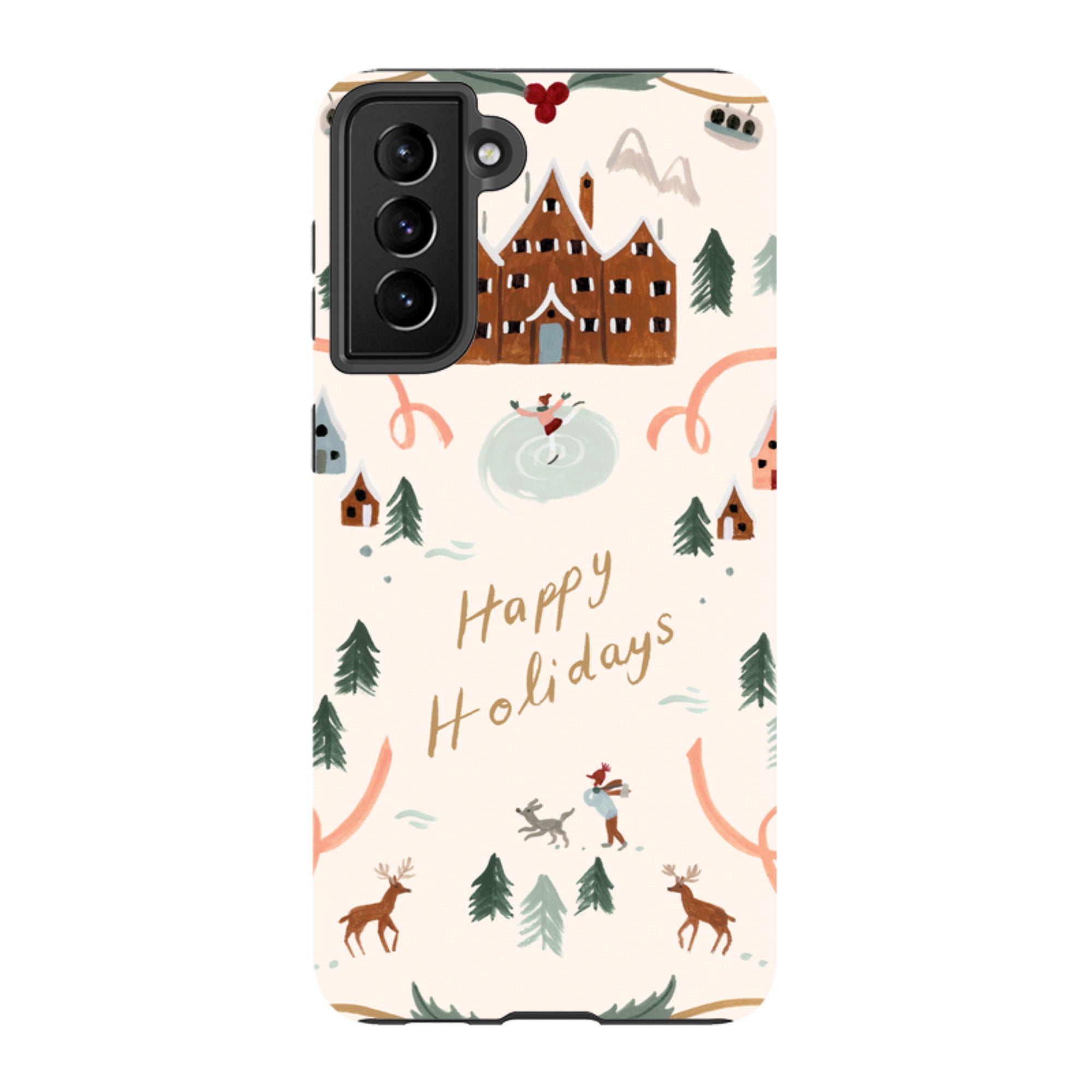 Samsung Tough Case - Happy Holidays By Bex Parkin