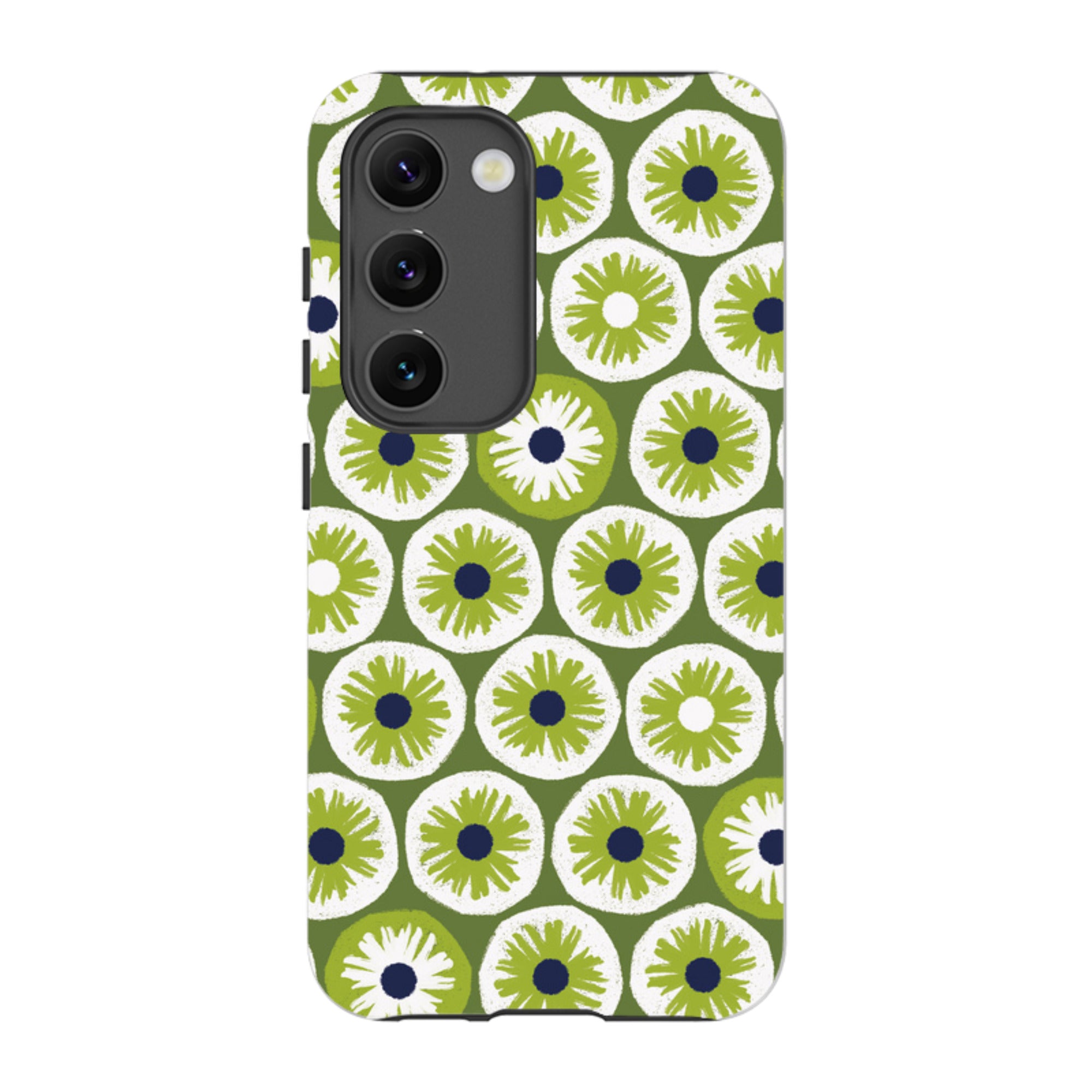 Samsung Tough Case - Penny Flowers Green By Ali Brookes
