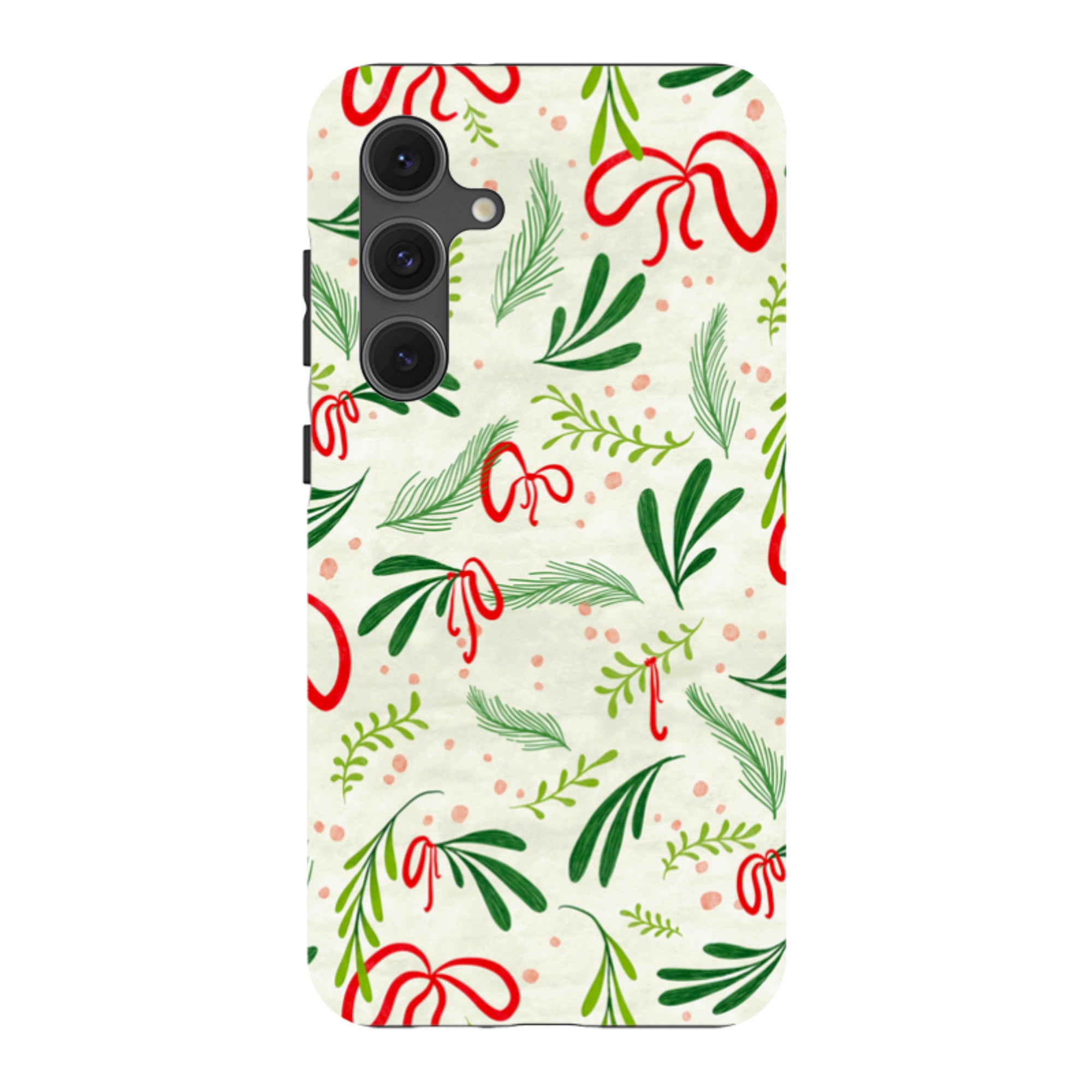 Samsung Tough Case - Christmas Bows By Katherine Quinn