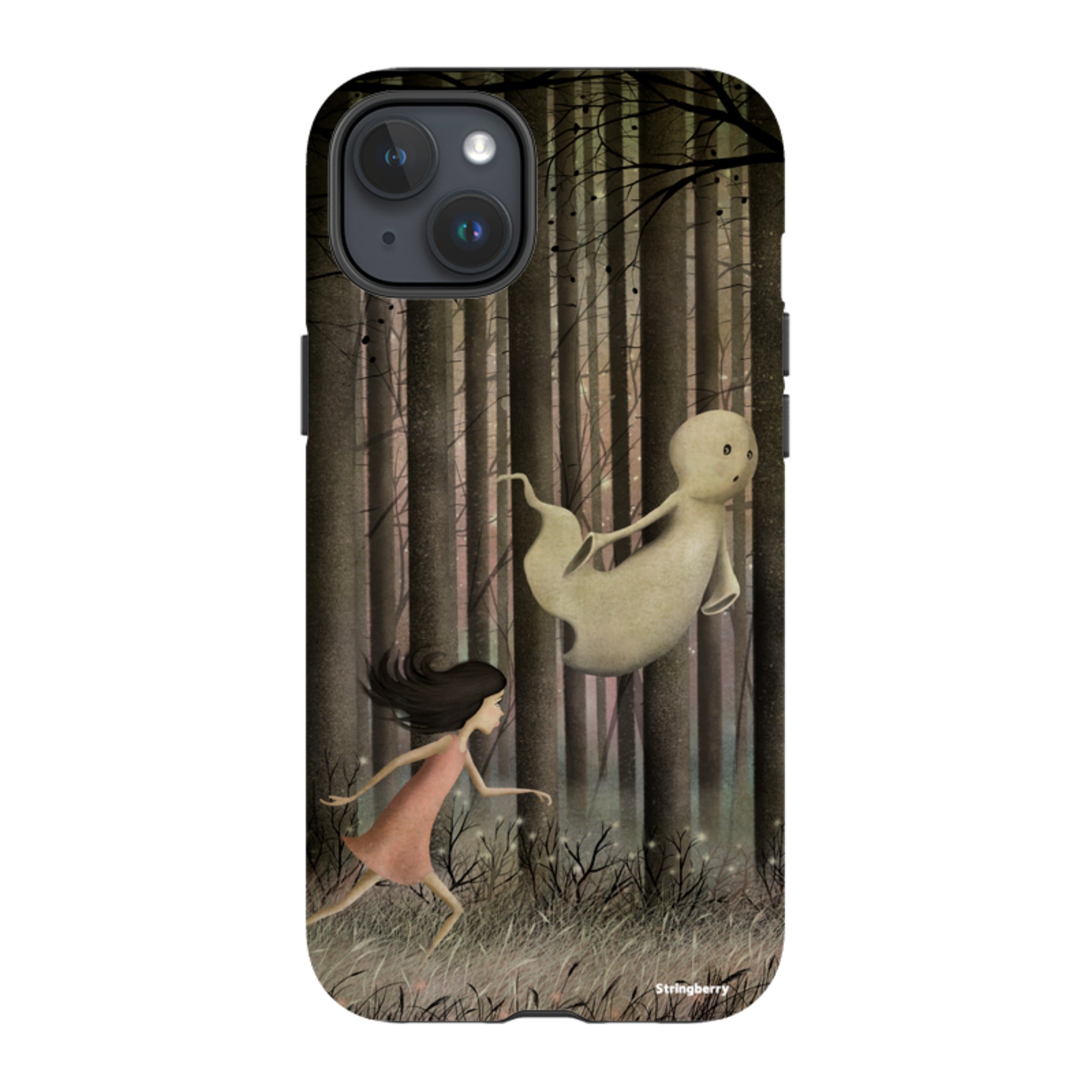 iPhone Tough Case - Little Ghost By Maja Lindberg