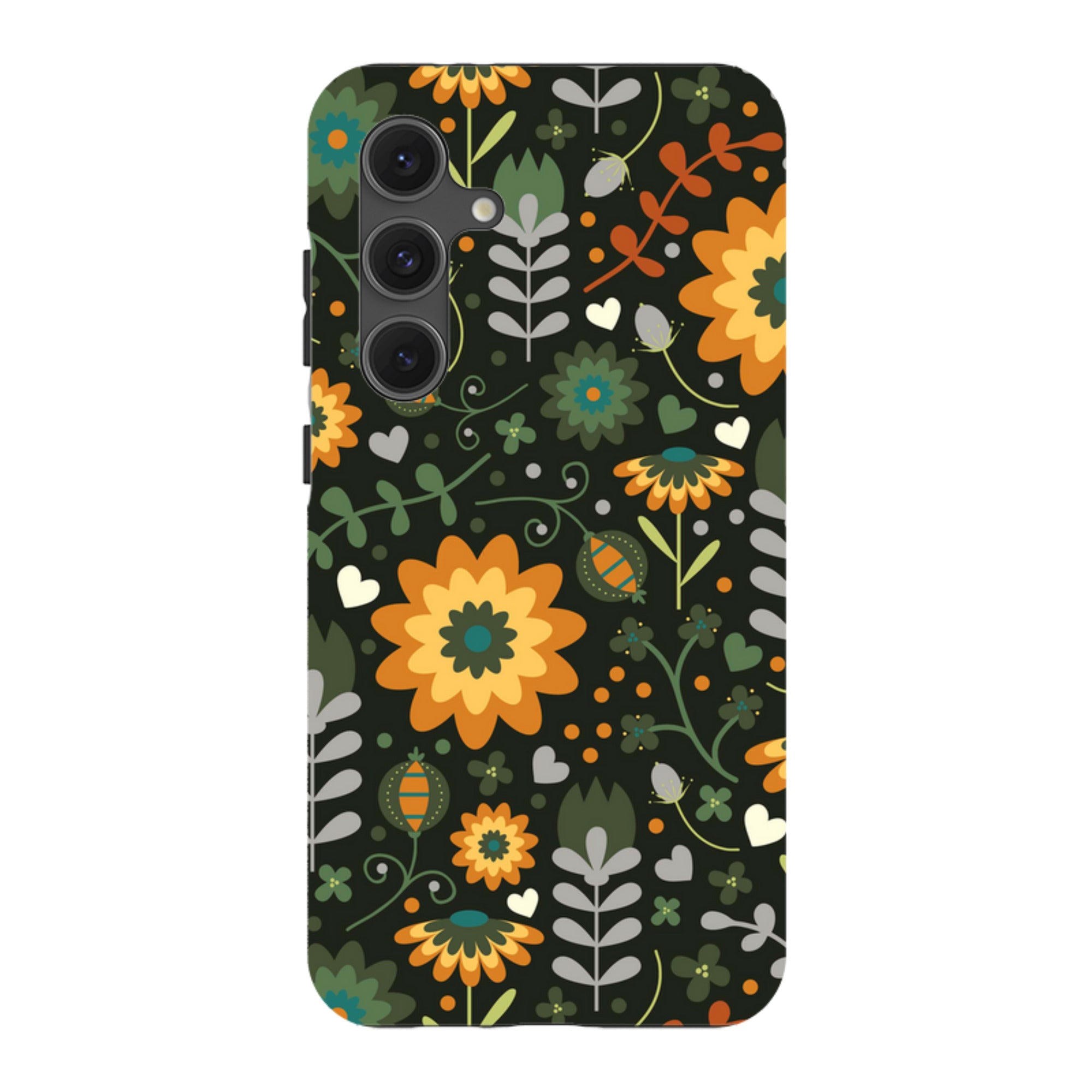 Samsung Tough Case - Dark Floral By Suzy Taylor