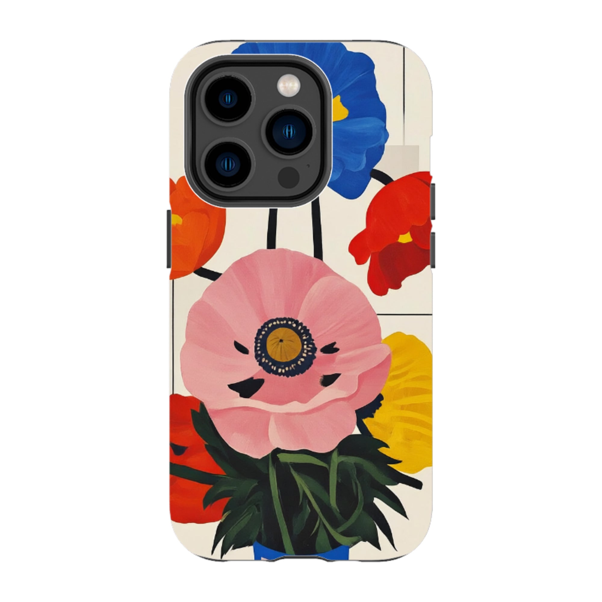 iPhone Tough Case - Kisling Poppy Peach