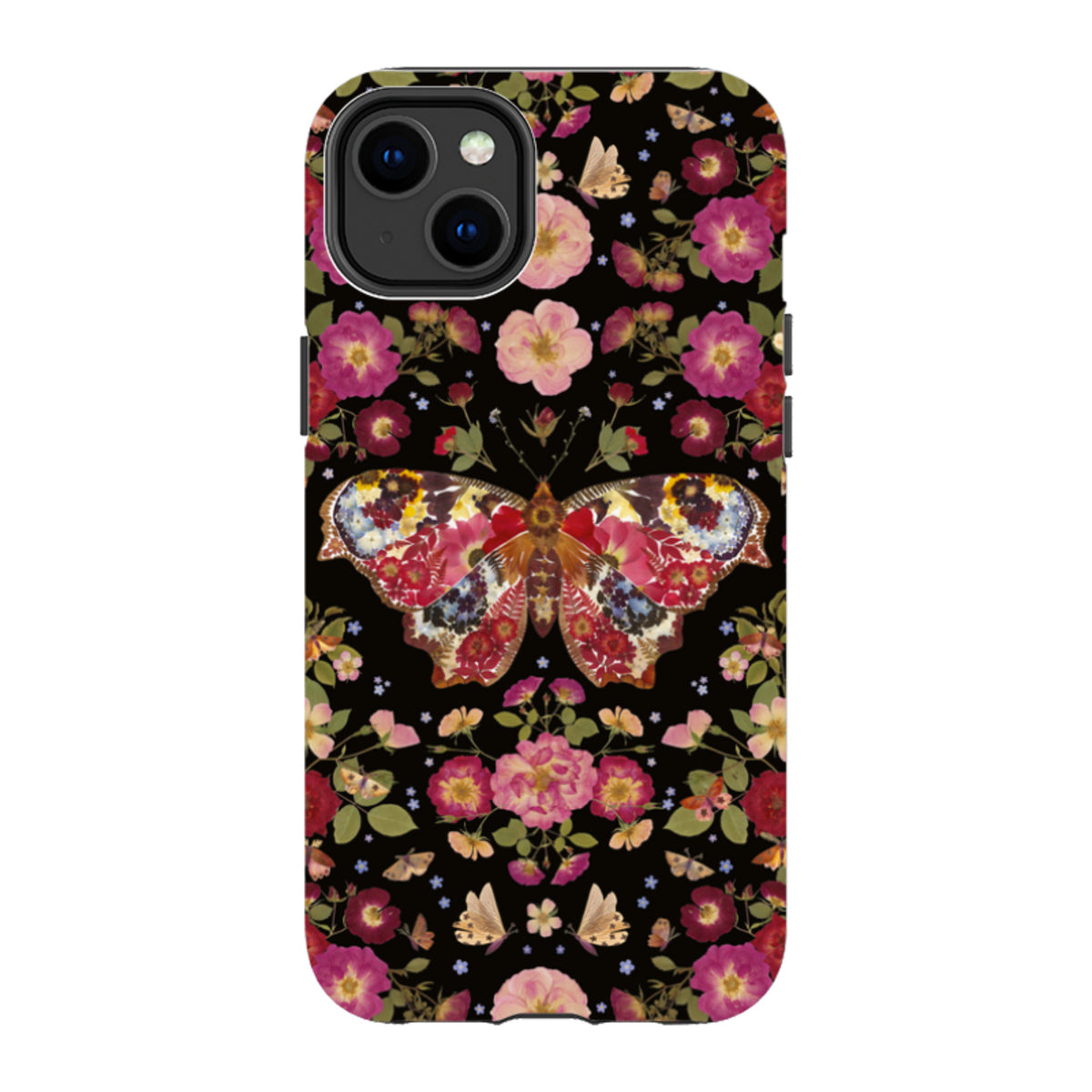 iPhone Tough Case - Midnight Butterfly By Helen Ahpornsiri