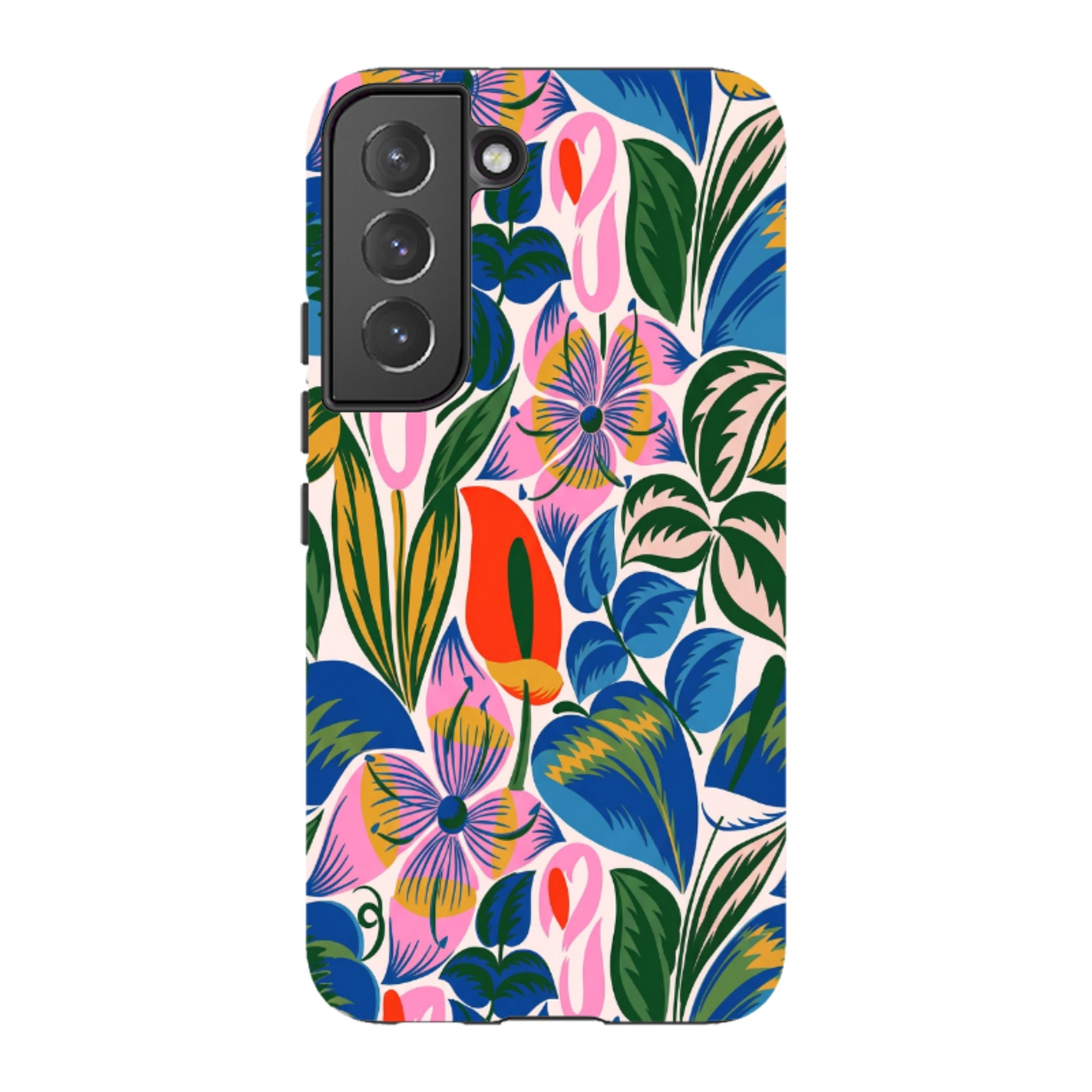 Samsung Tough Case - Retro Tropical Floral