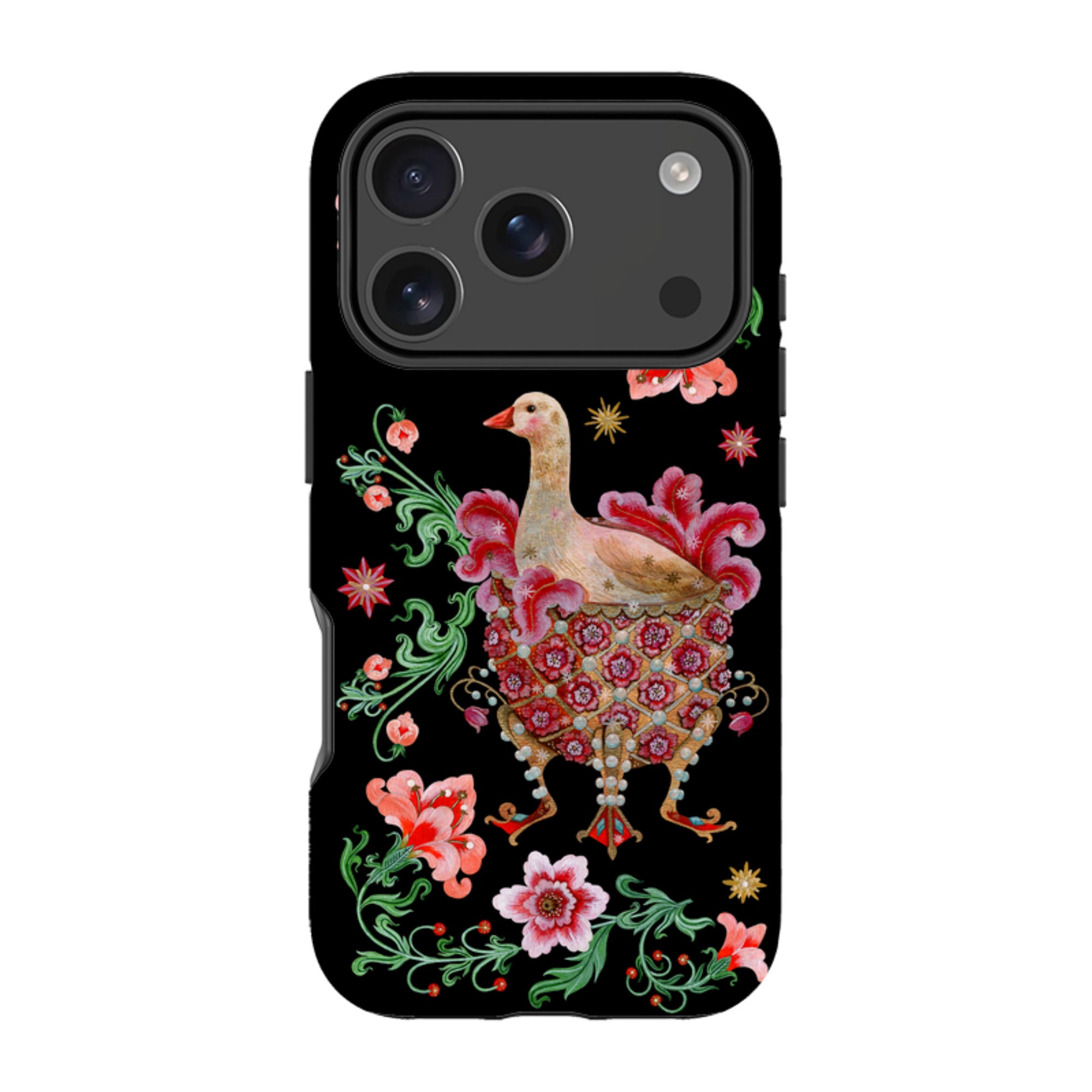 iPhone MagSafe Tough Case - Six Geese A Laying By Maria Matos