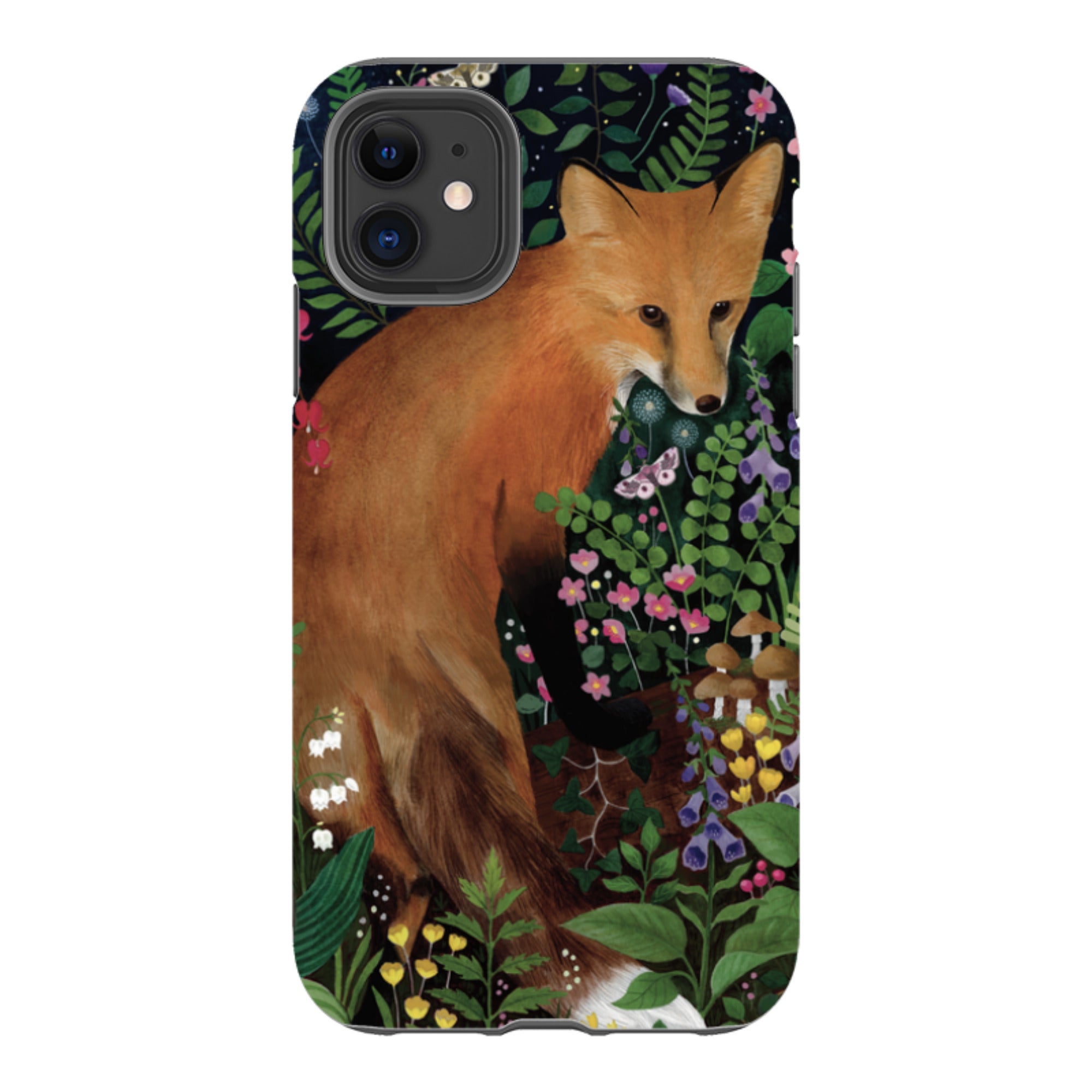 iPhone Tough Case - Fox At Night By Bex Parkin