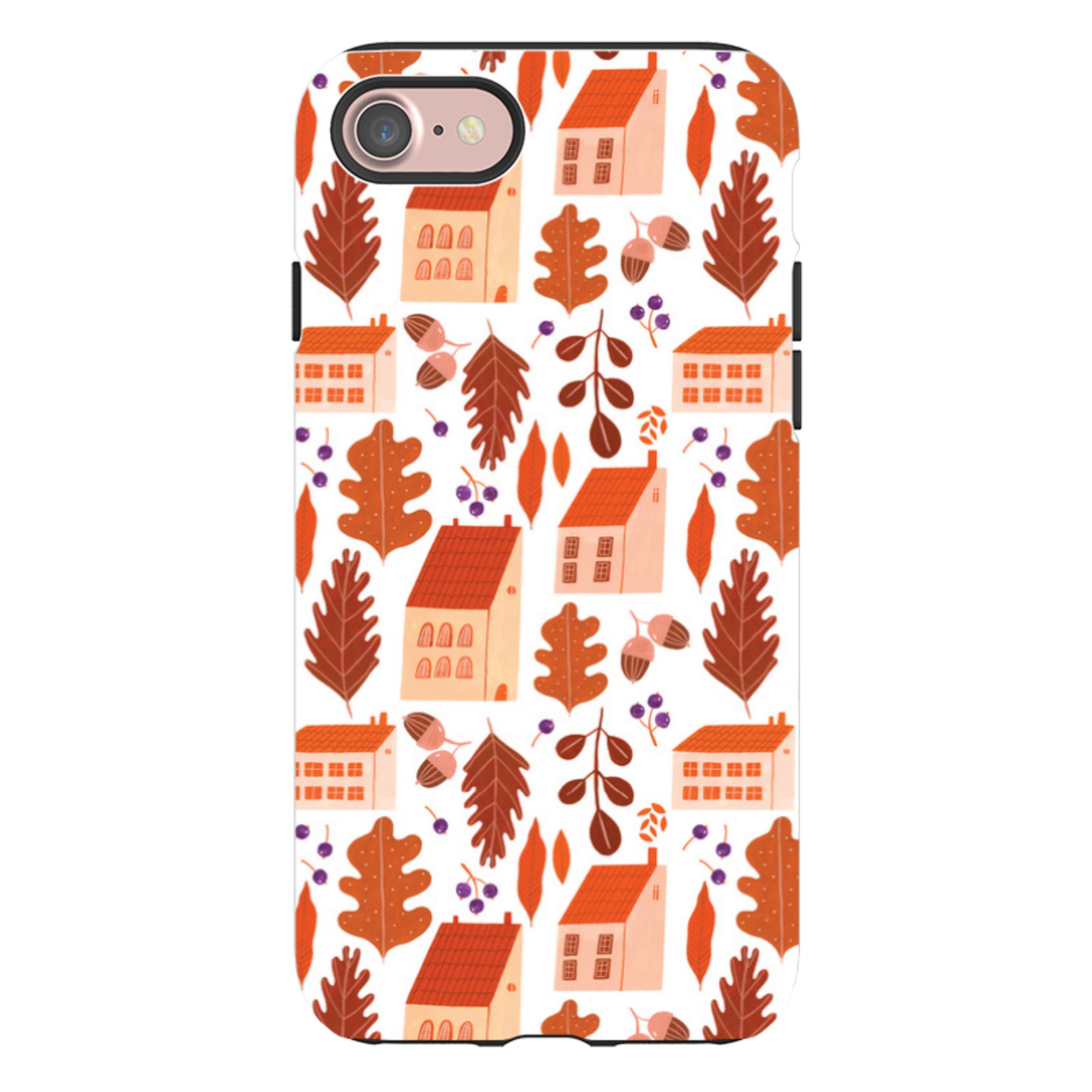 iPhone Tough Case - Autumn Pattern By Madalina Andronic