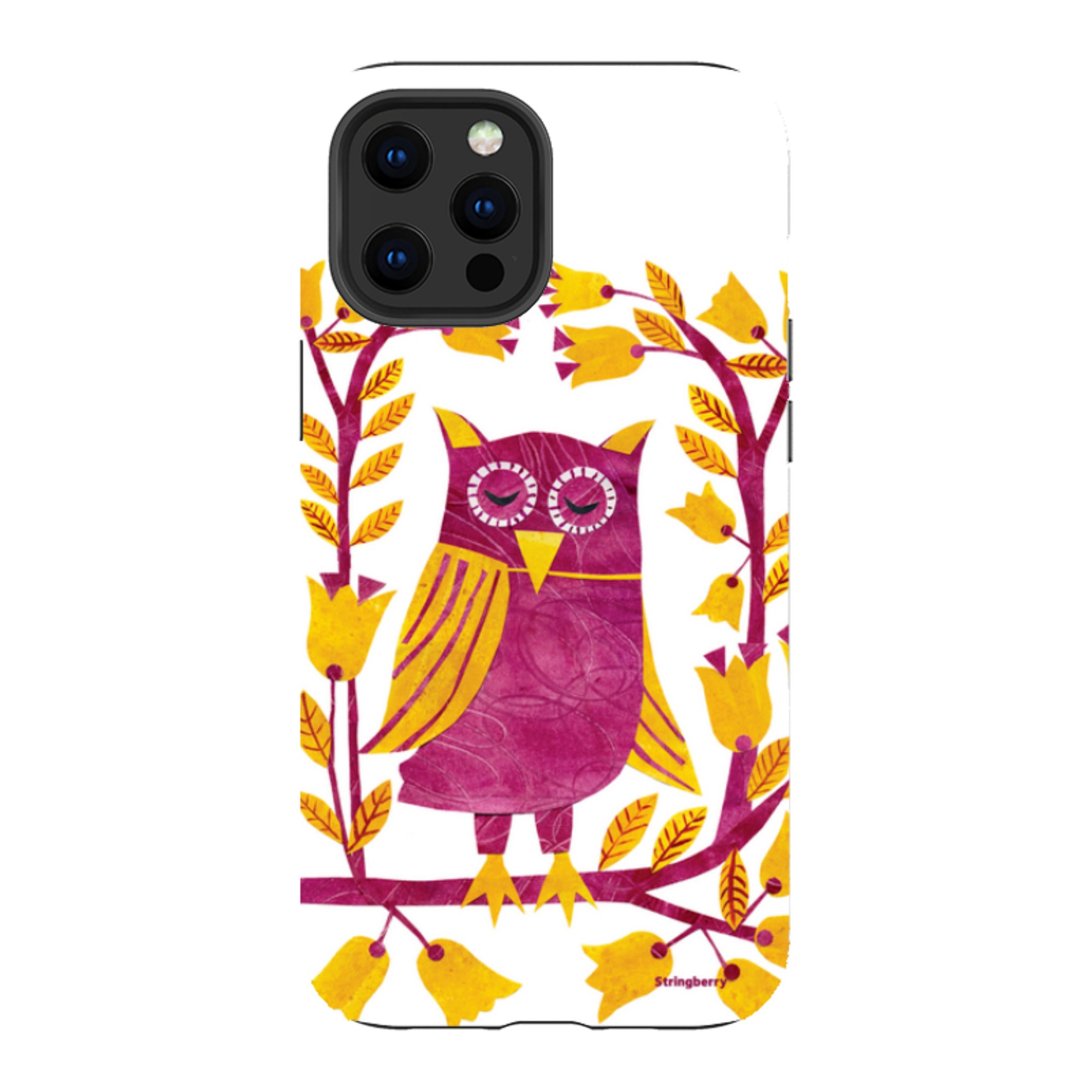 iPhone Tough Case - Folk Owl By Tracey English