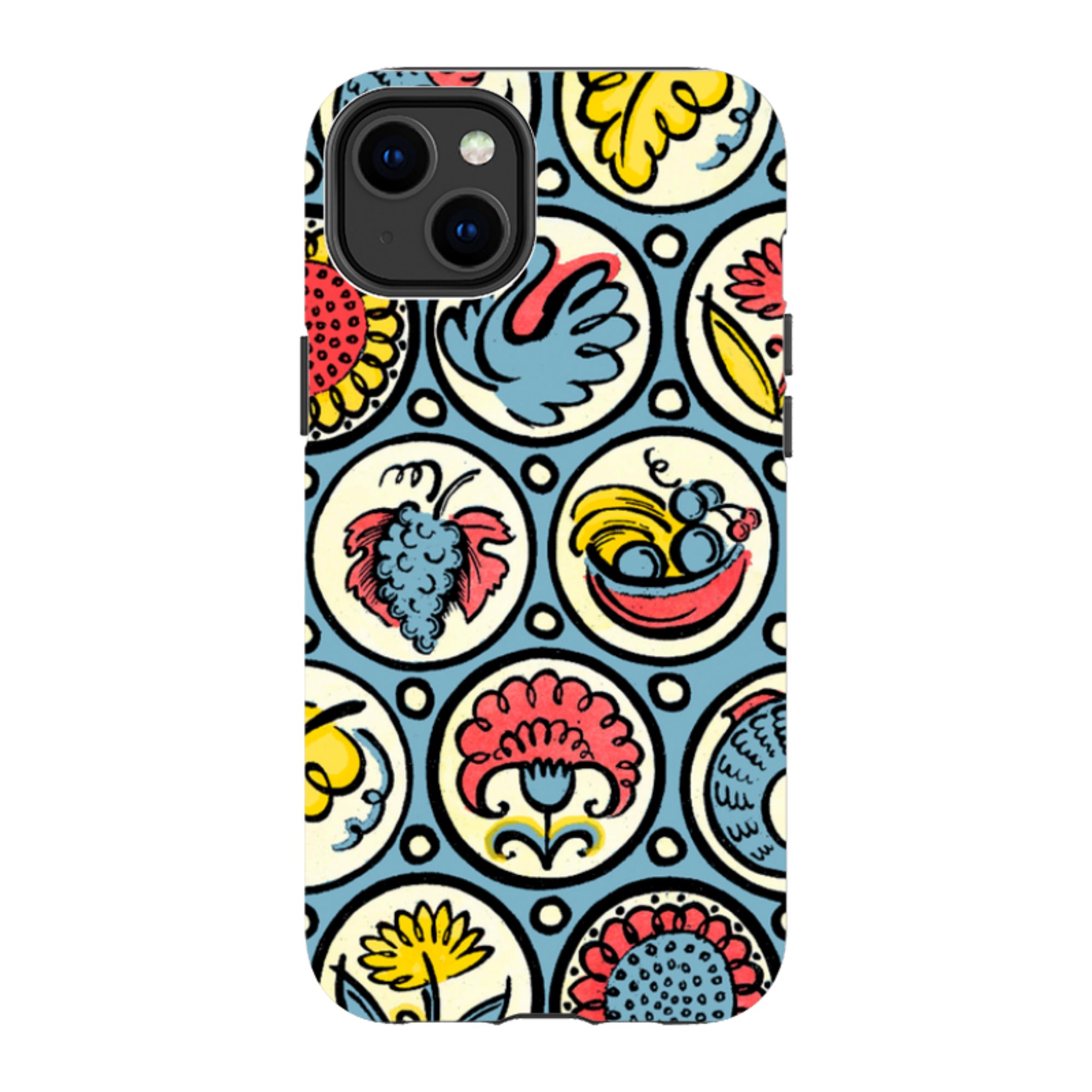 iPhone Tough Case - Birds, Fish & Fruit By Cressida Bell