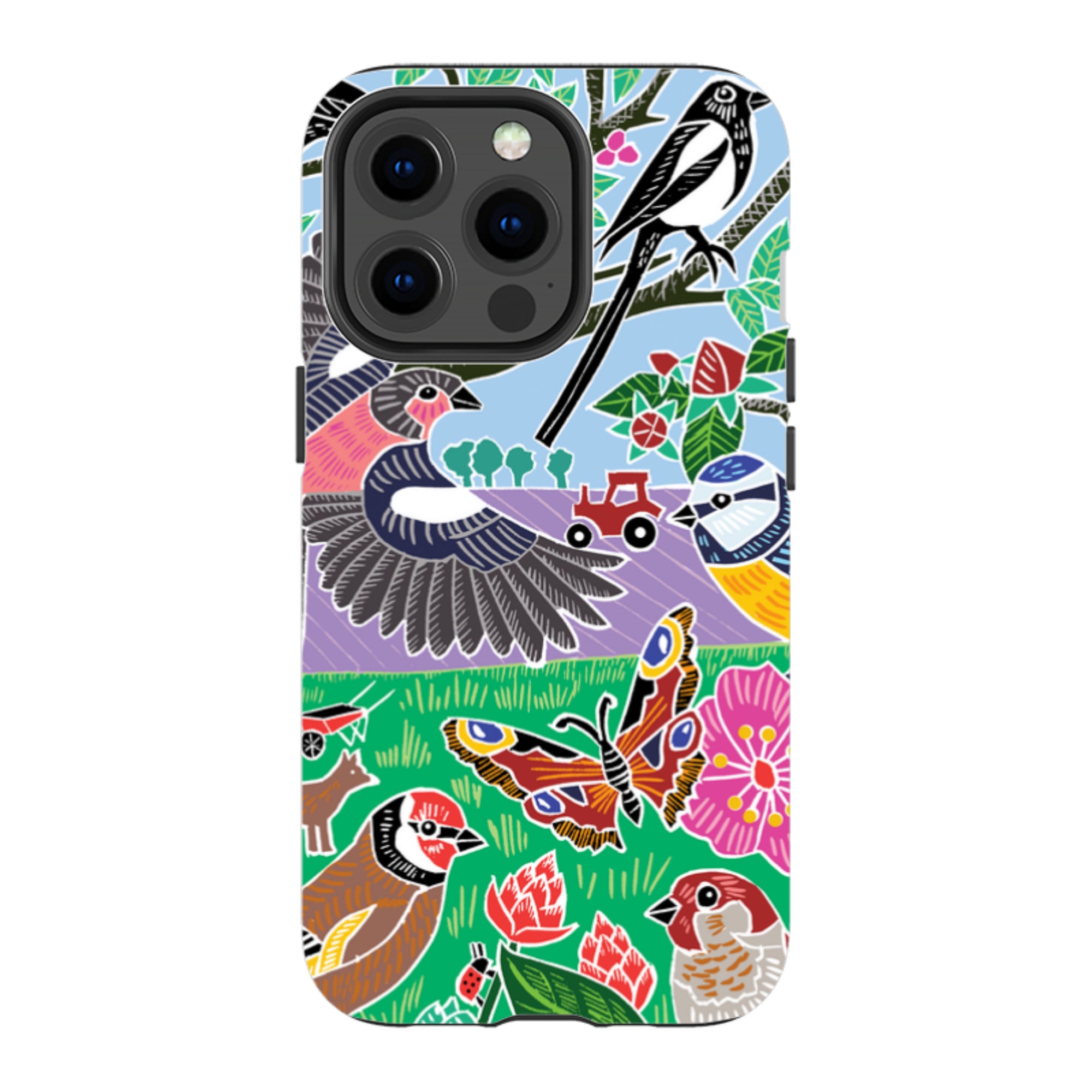 iPhone Tough Case - Garden Bird Jigsaw B By Kate Heiss