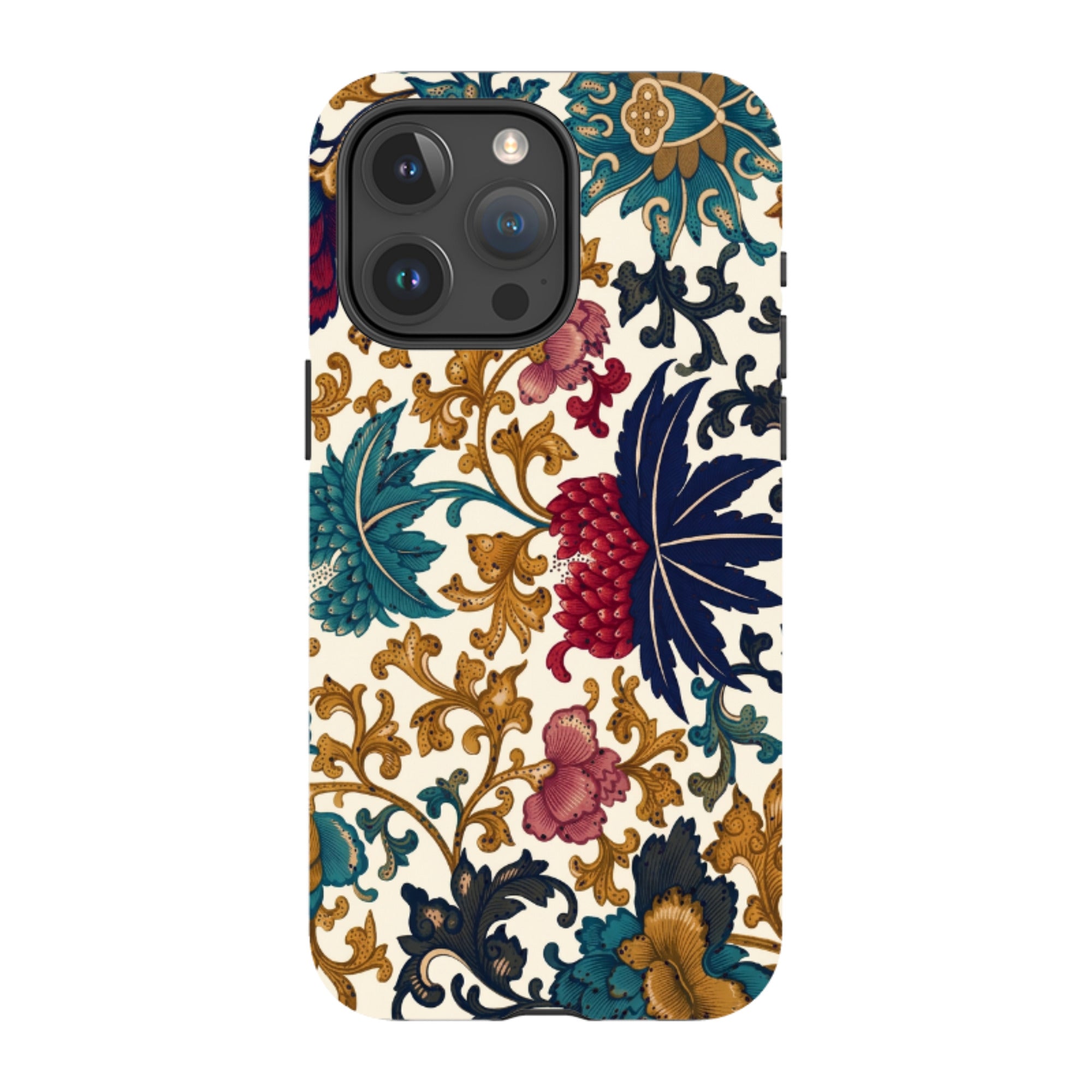 iPhone MagSafe Tough Case - Vintage Damask Floral