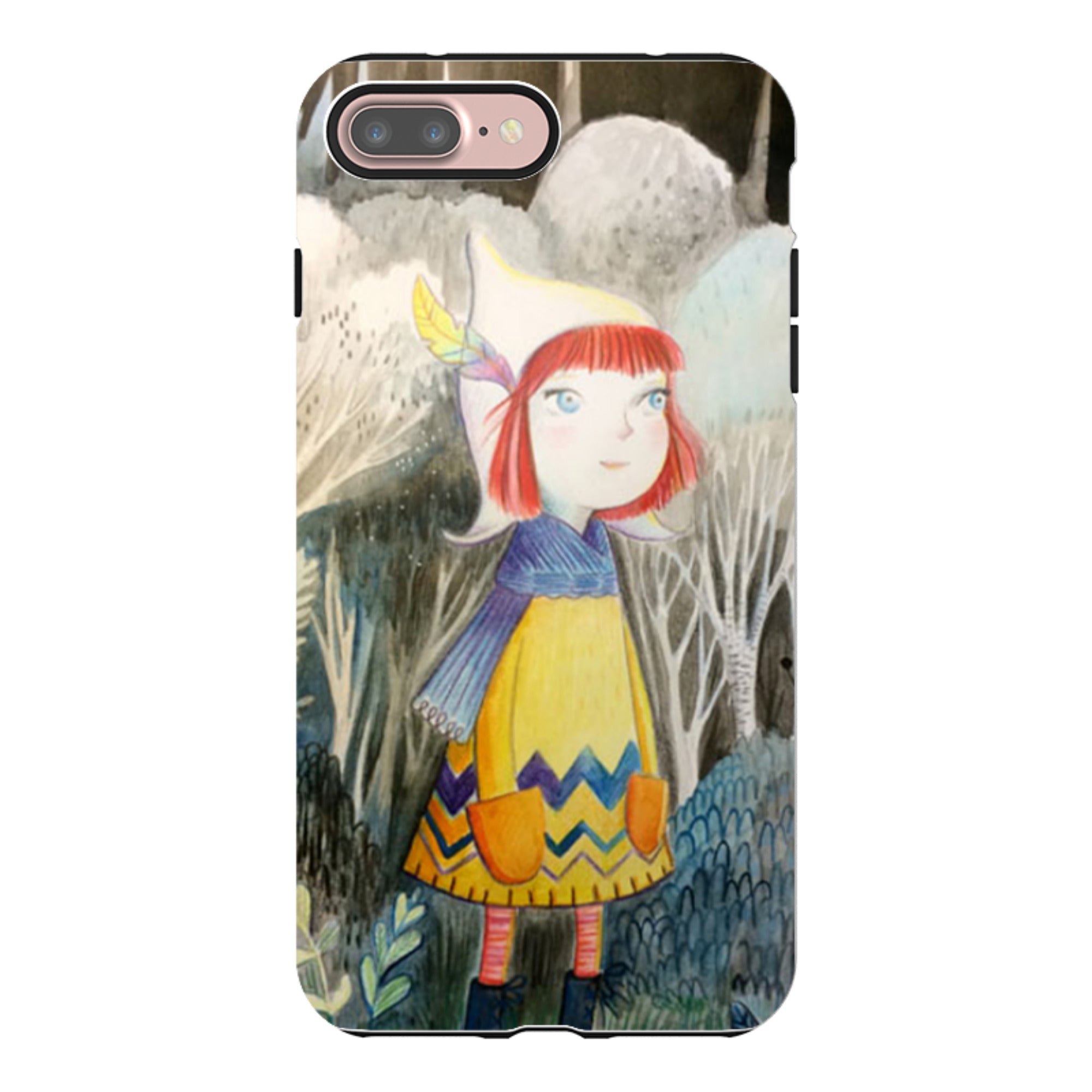 iPhone Tough Case - Honeykeys Girl By Mia Underwood