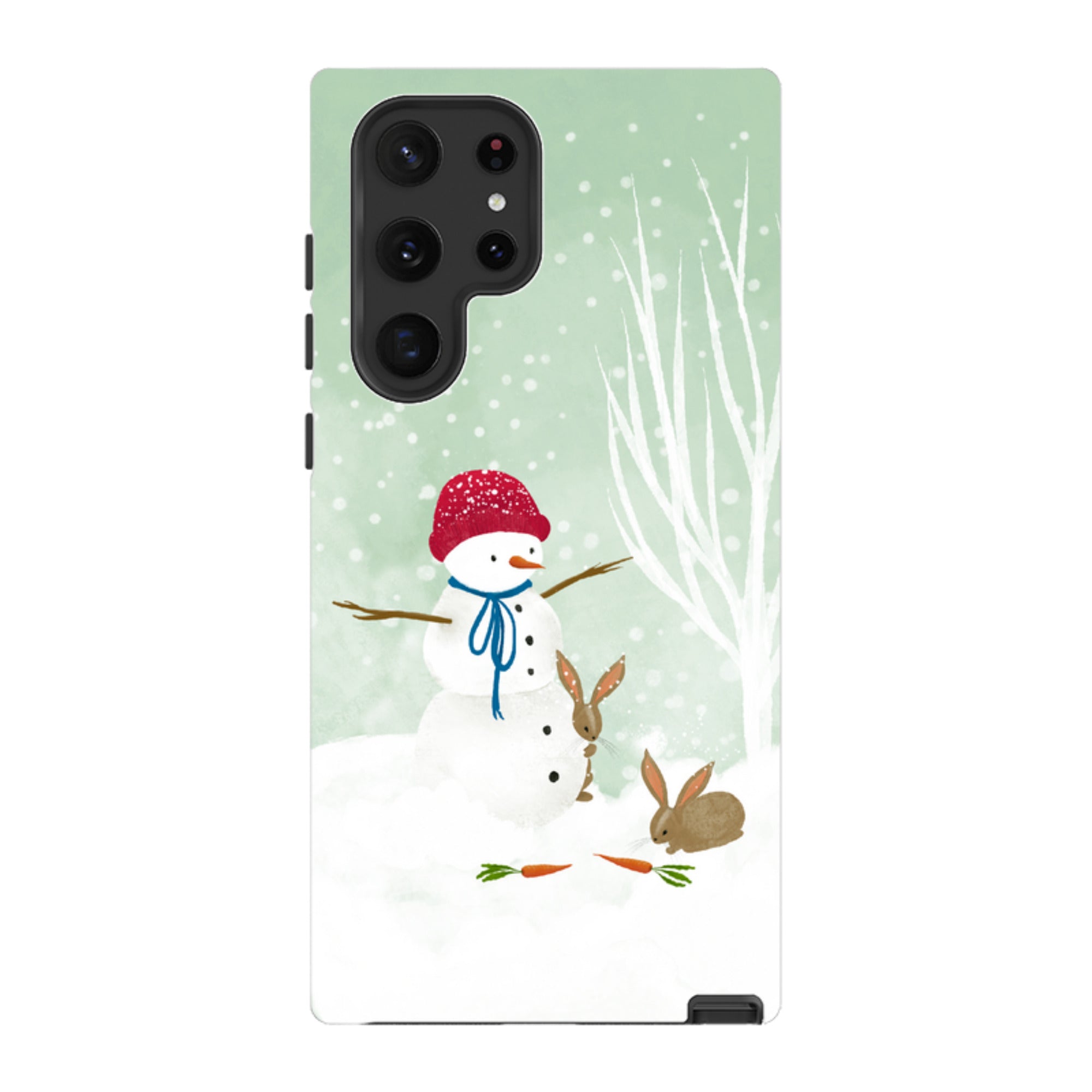 Samsung Tough Case - Snowman By Katherine Quinn