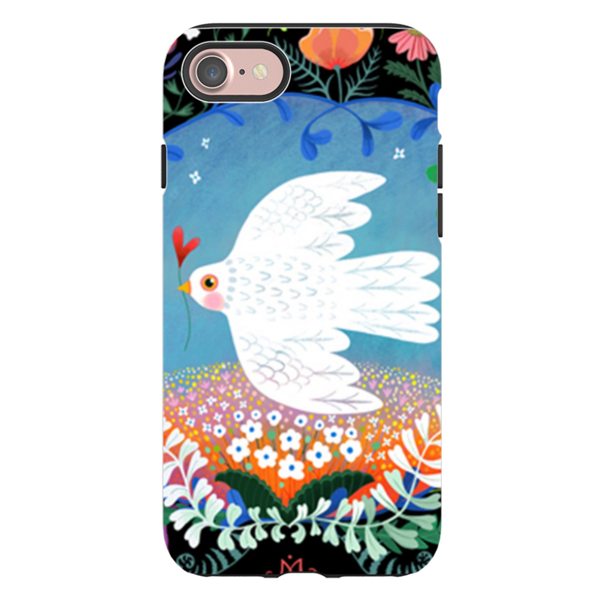 iPhone Tough Case - Peacebird By Mia Underwood