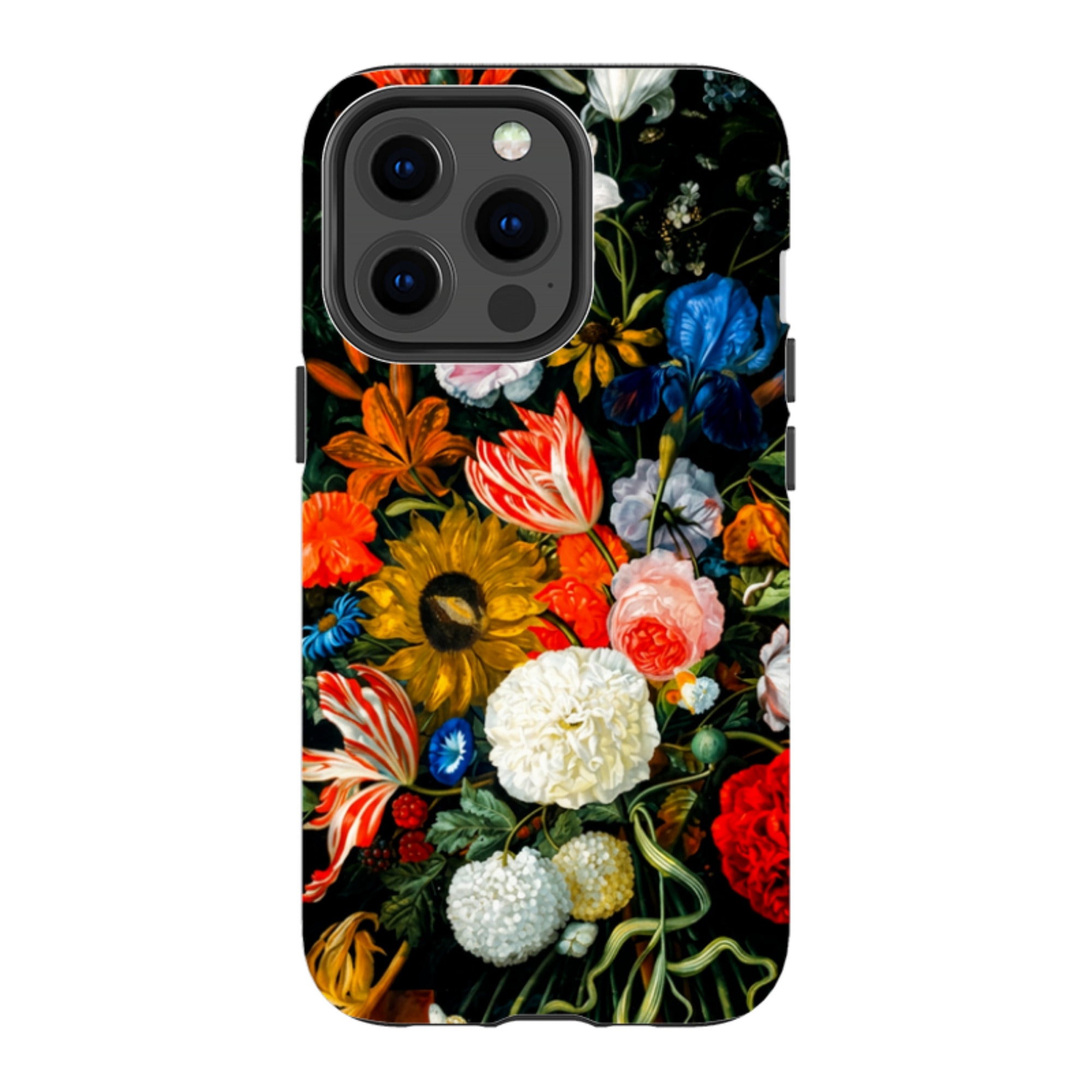 iPhone Tough Case - Still Life Tulip & Sunflower