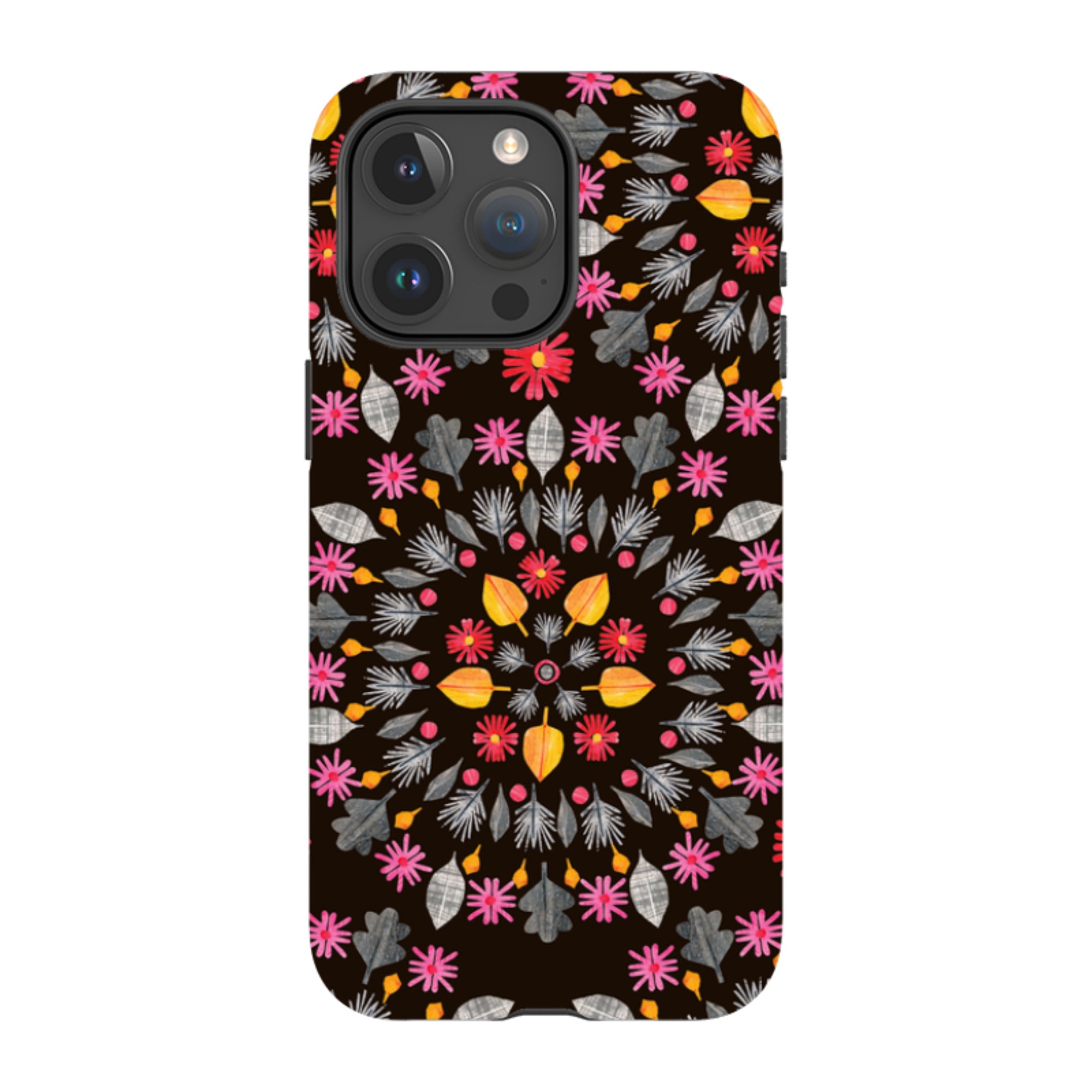 iPhone Tough Case - Autumn Mandala By Tracey English