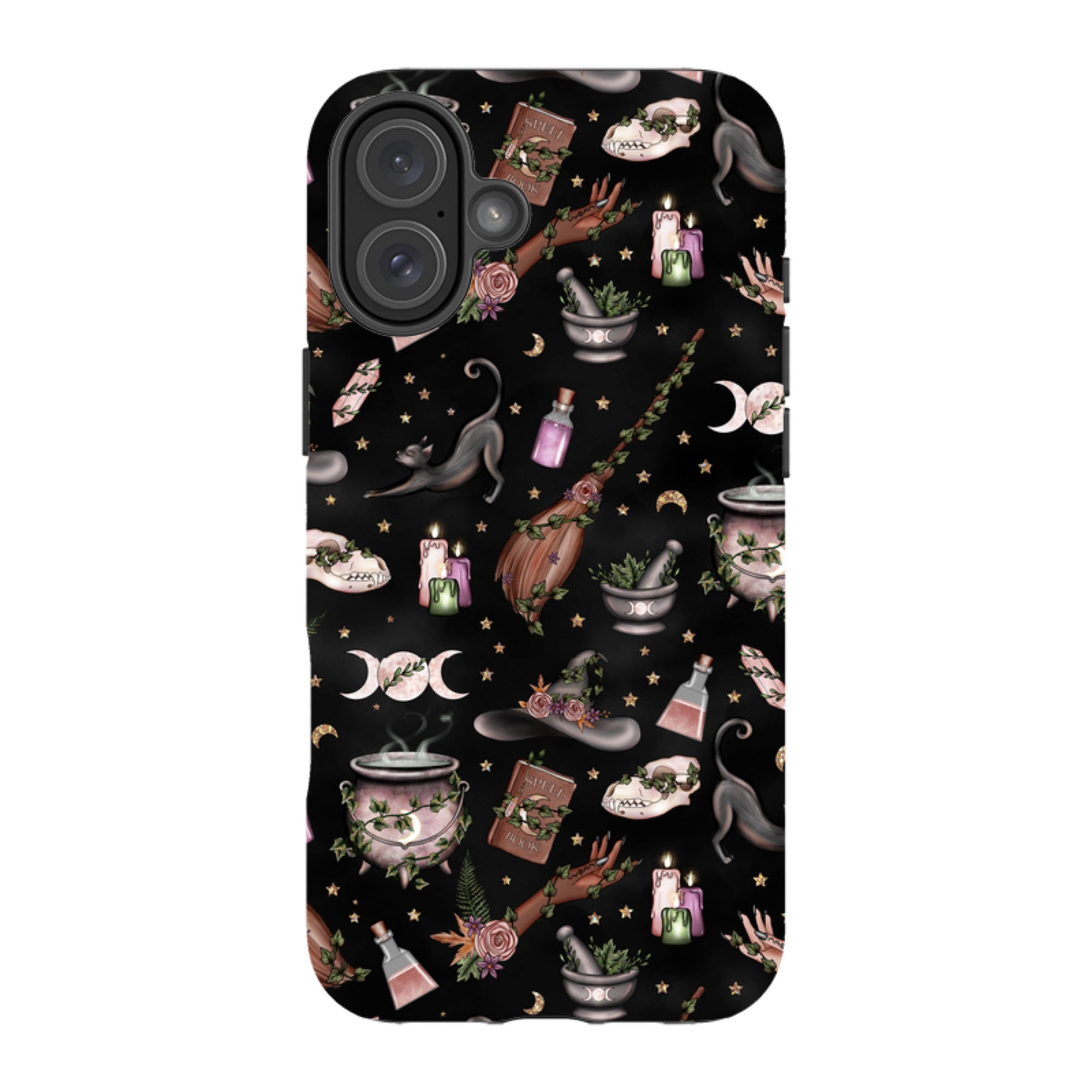 iPhone MagSafe Tough Case - Woodland Witch Black