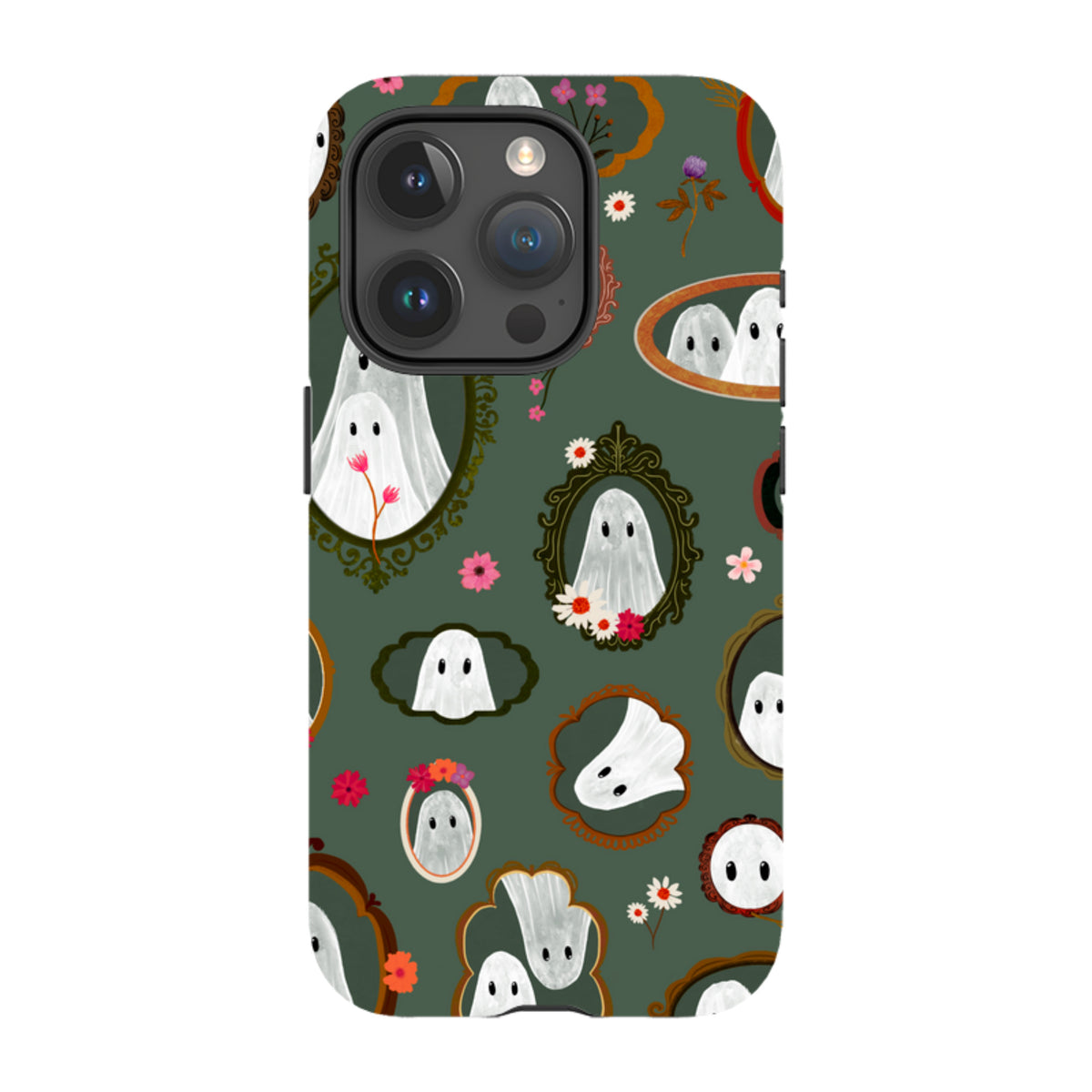iPhone Tough Case - Framed Ghosts - Pine By Katherine Quinn