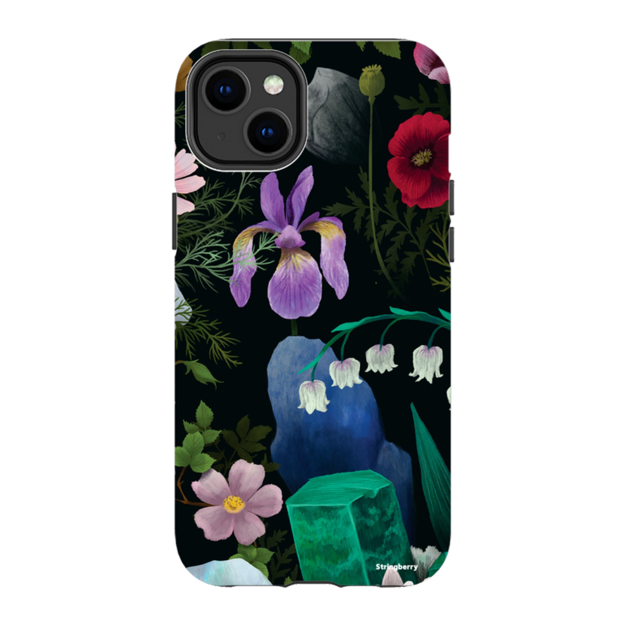 iPhone MagSafe Tough Case - Crystal Flowers II By Anna Stead