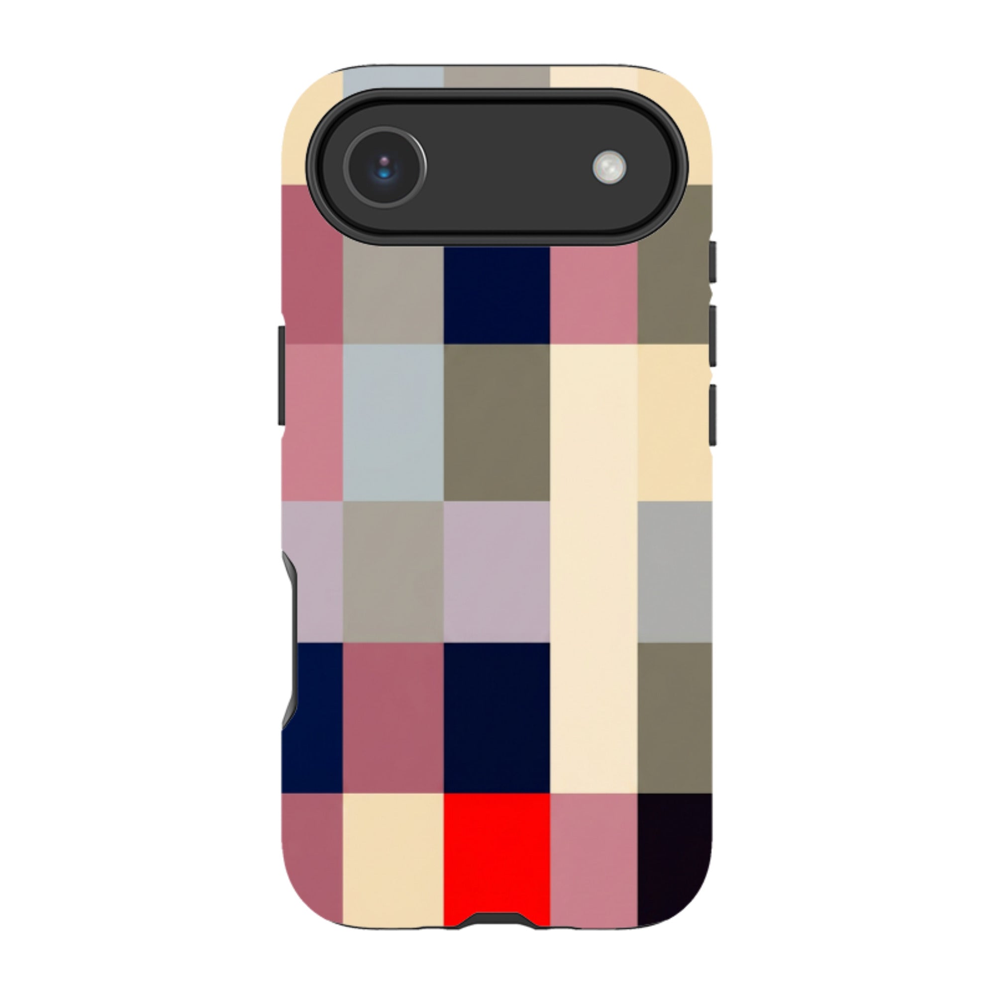 iPhone MagSafe Tough Case - Retro Plaid