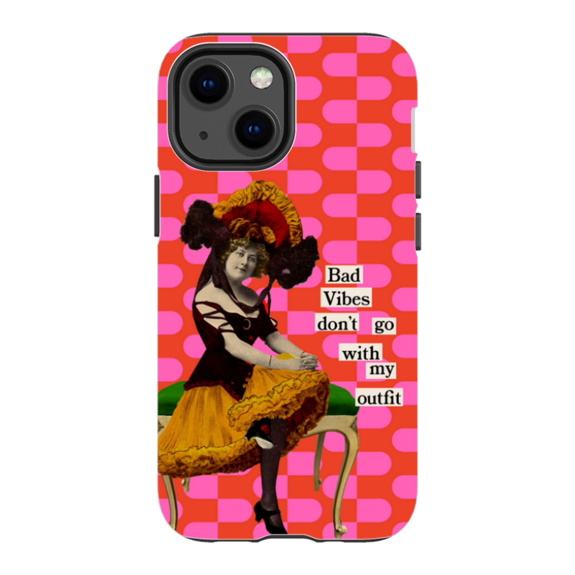 iPhone Tough Case - Bad Vibes By Clare Jordan