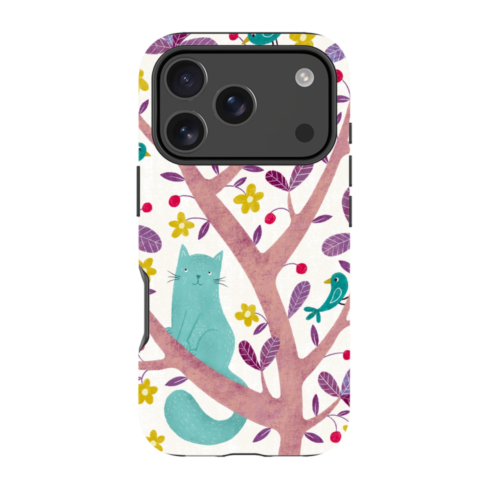 iPhone MagSafe Tough Case -  Cat and Bird By Suzy Taylor
