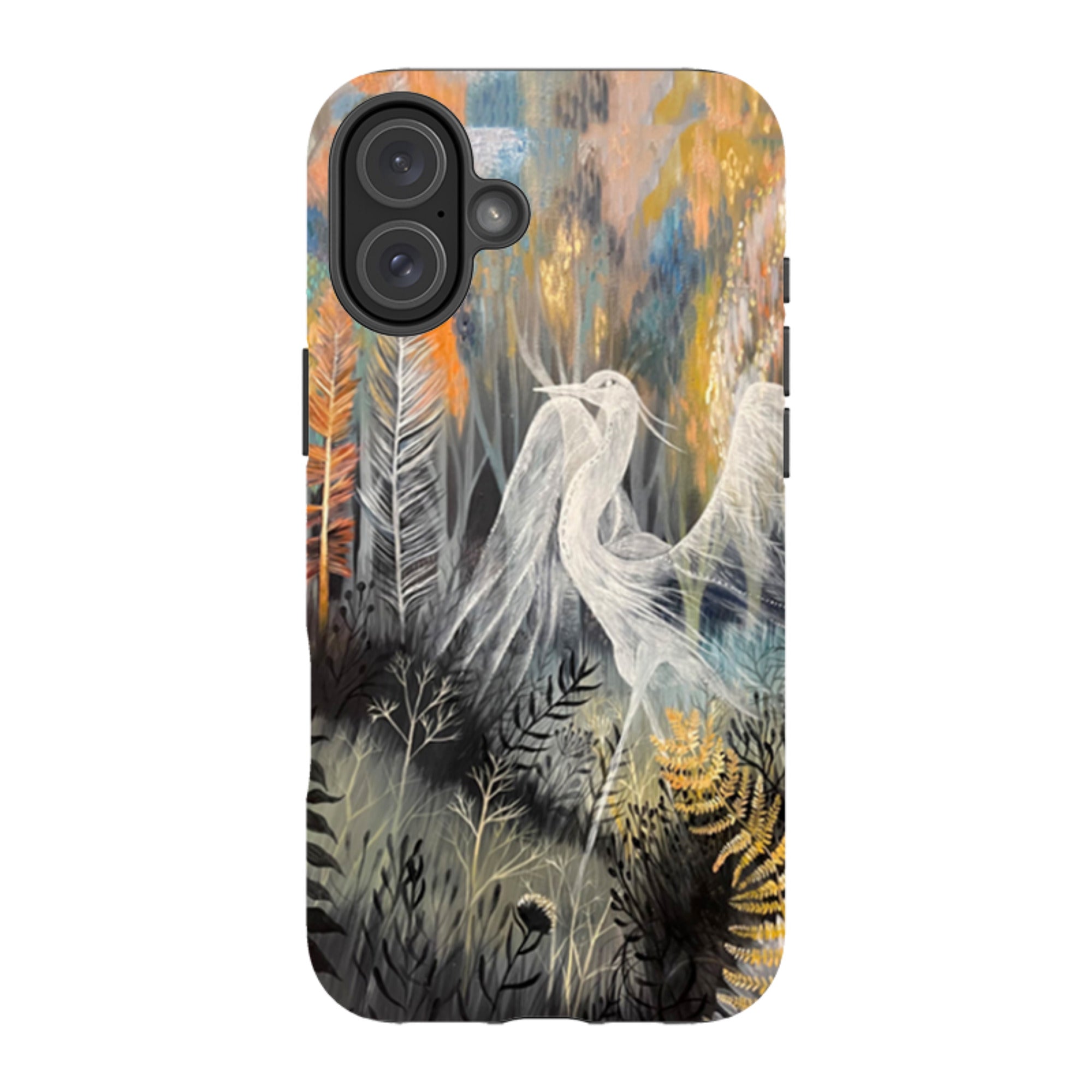 iPhone MagSafe Tough Case -  Ghost Heron By Mia Underwood