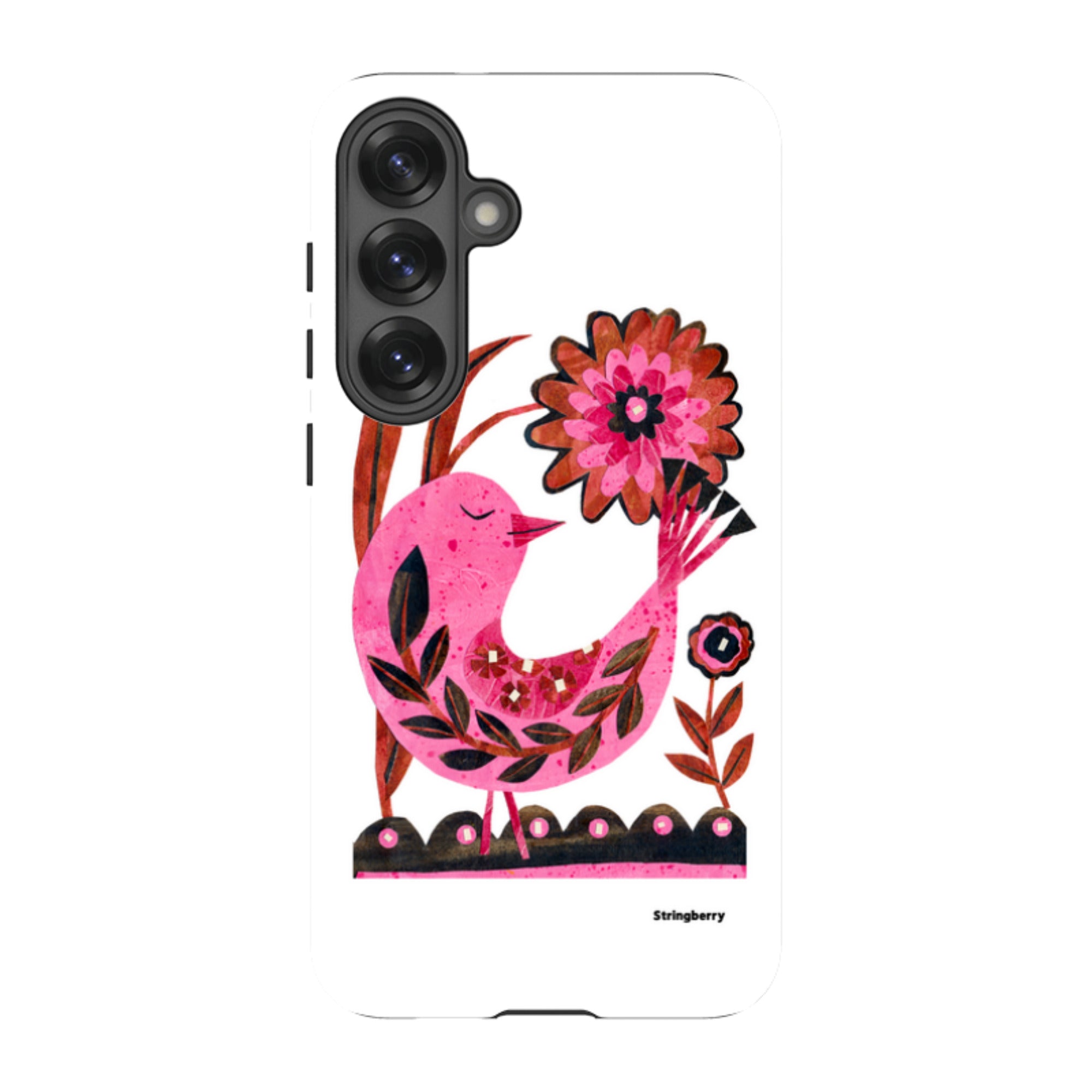 Samsung Tough Case - Folk Floral Bird By Tracey English