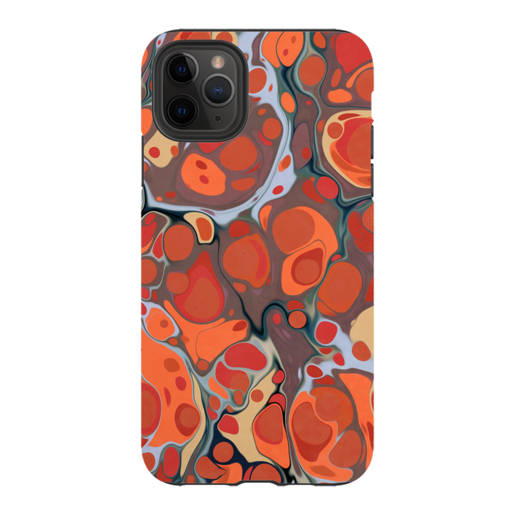 iPhone Tough Case - Flaming Volcano
