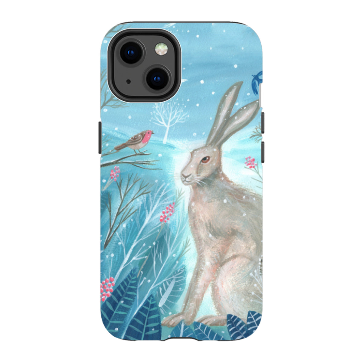 iPhone Tough Case - Winter Hare By Mary Stubberfield