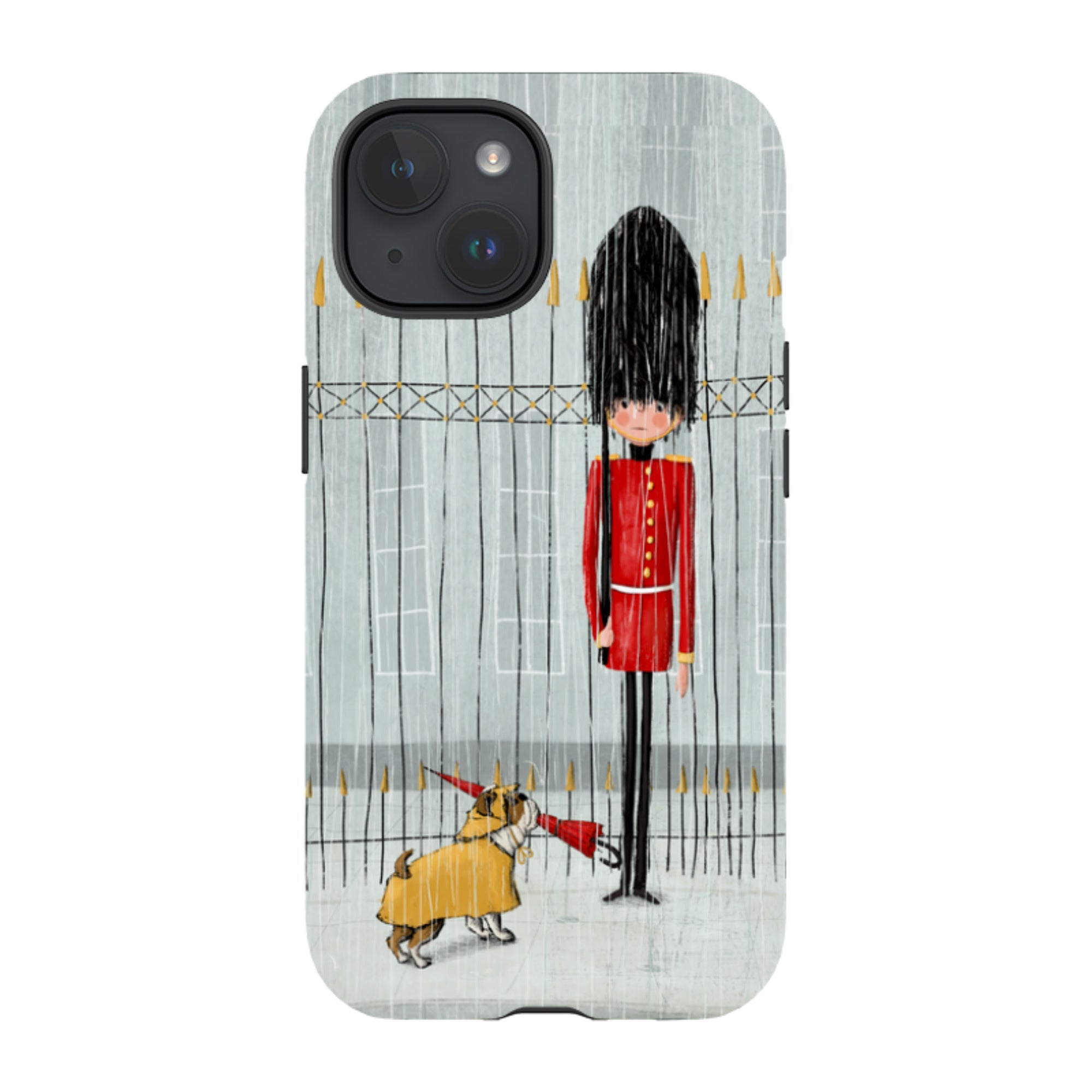 iPhone Tough Case - London In Rain By Maja Lindberg