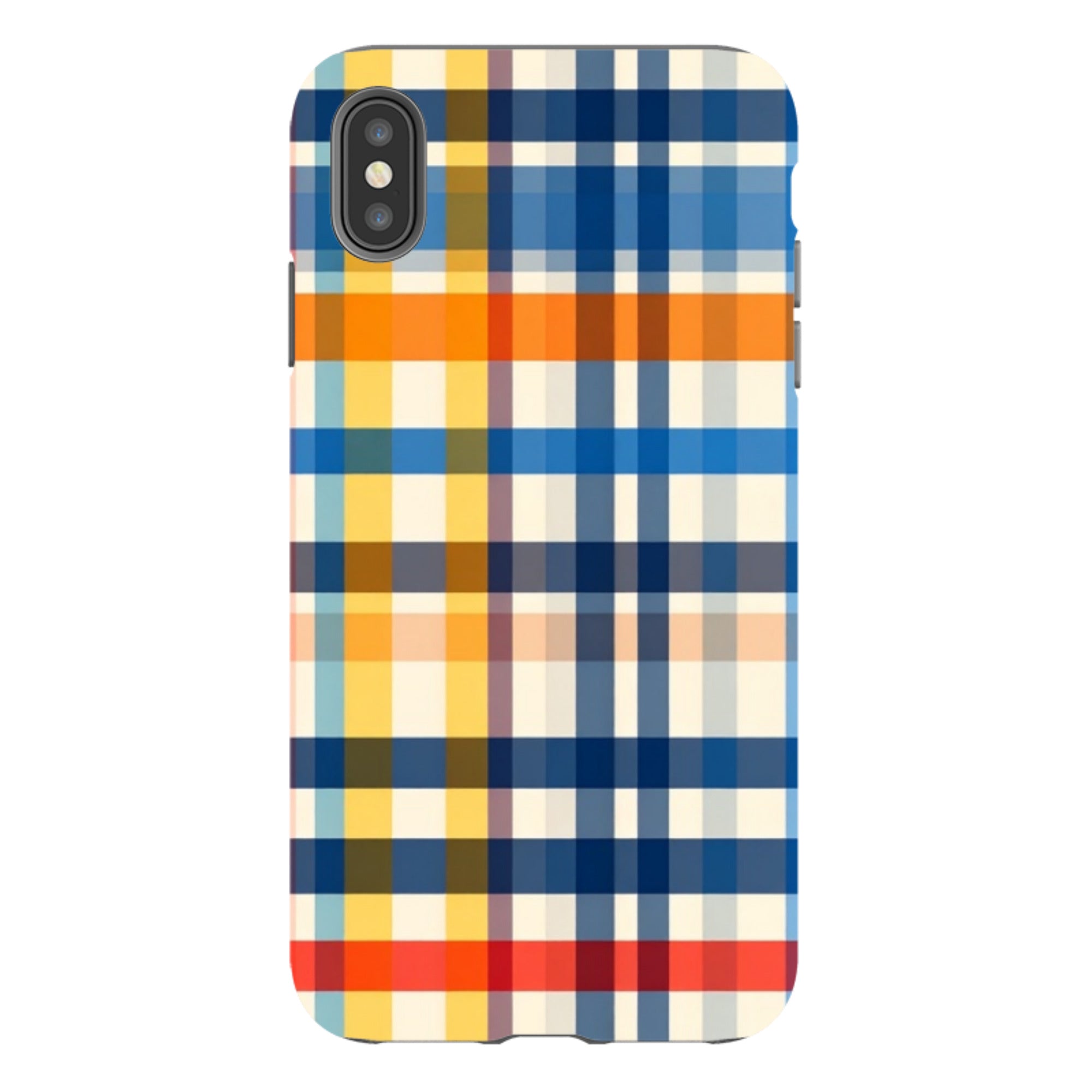 iPhone Tough Case - Barcelona Gingham