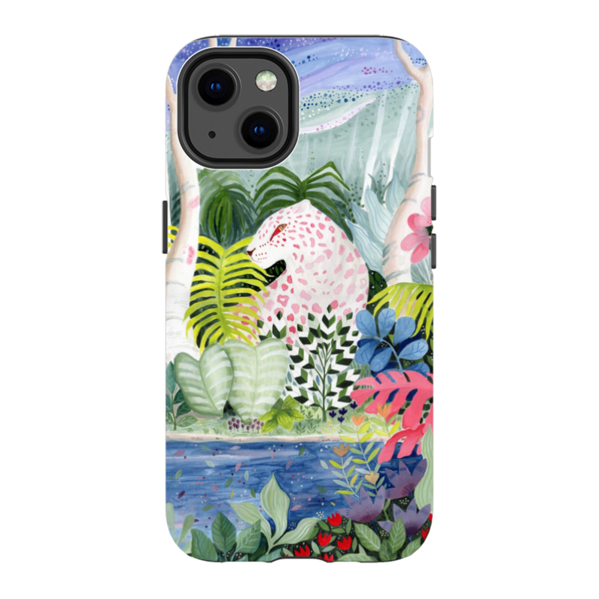 iPhone Tough Case - Cosmic Leopard By Bex Parkin