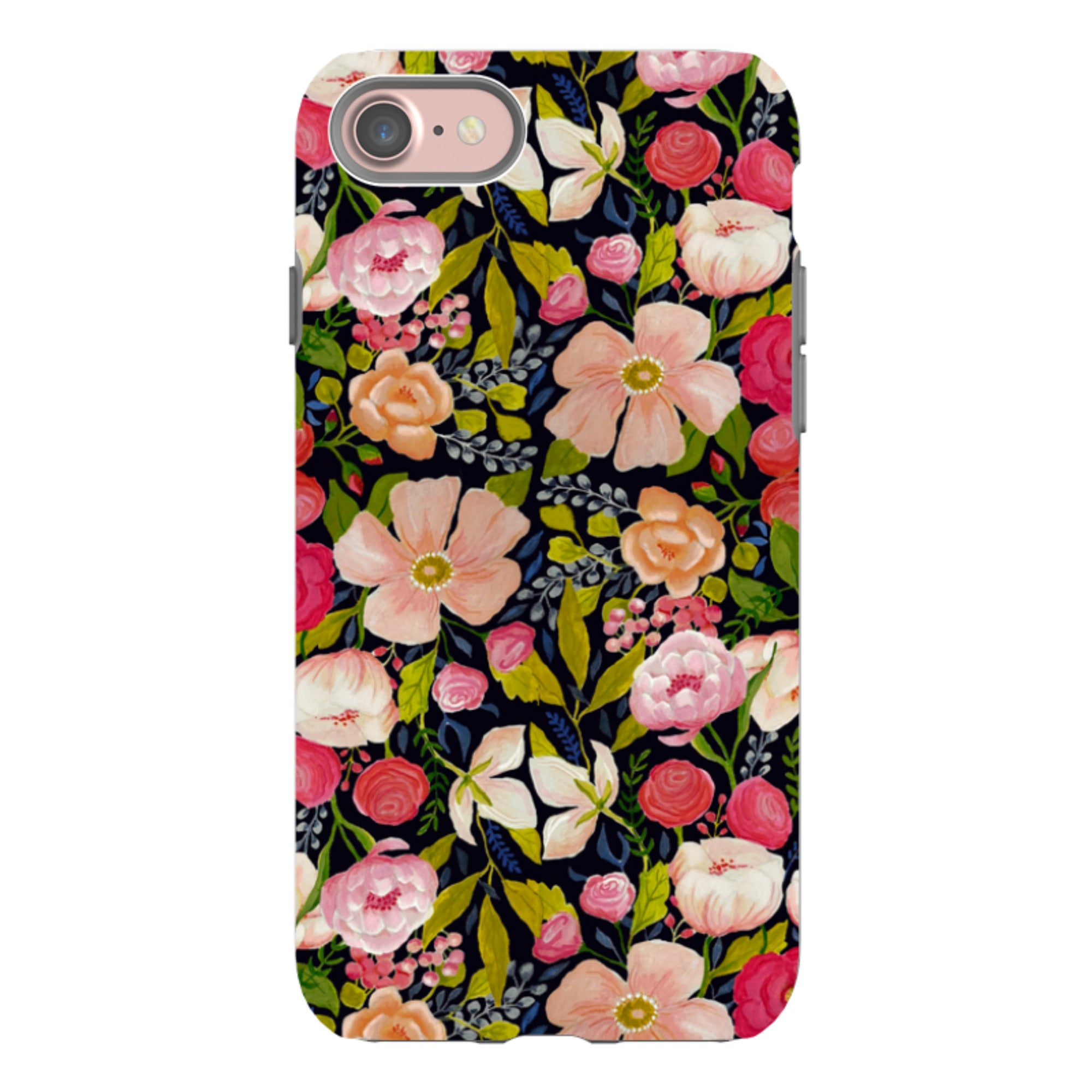 iPhone Tough Case - Vintage Roses By Bex Parkin