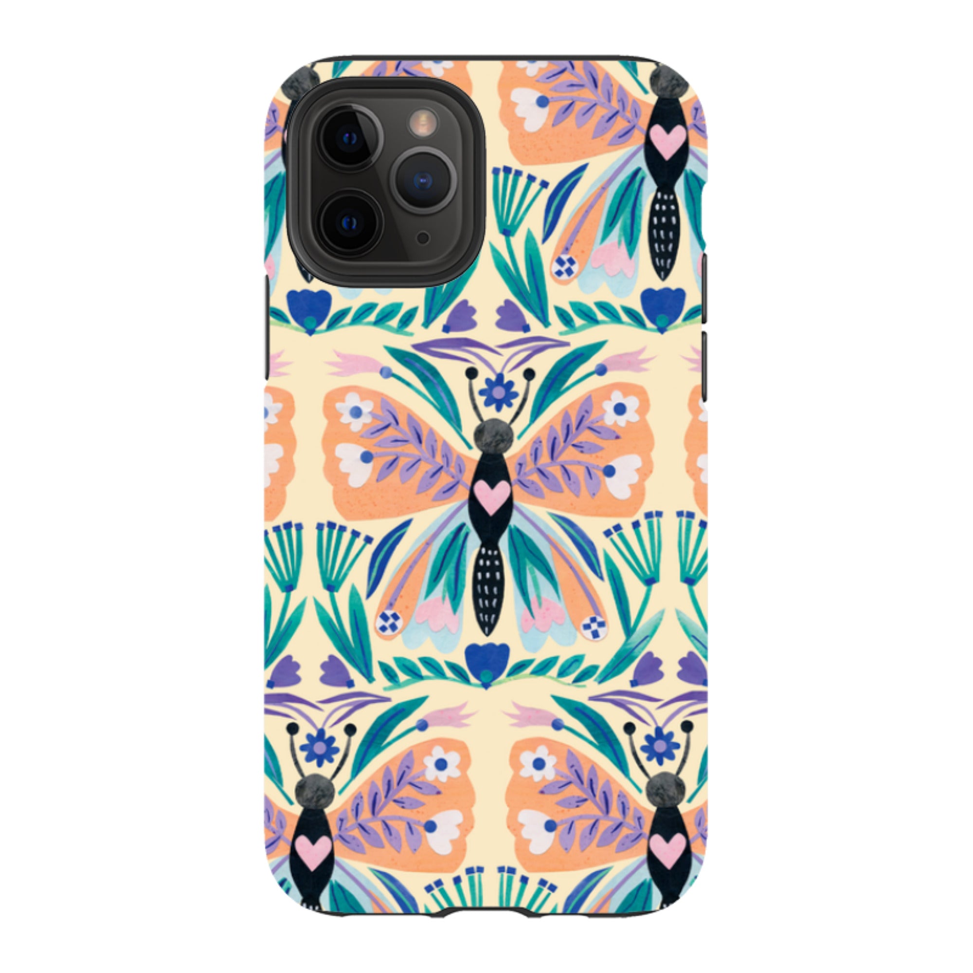 iPhone Tough Case - All Over Butterfly By Tracey English