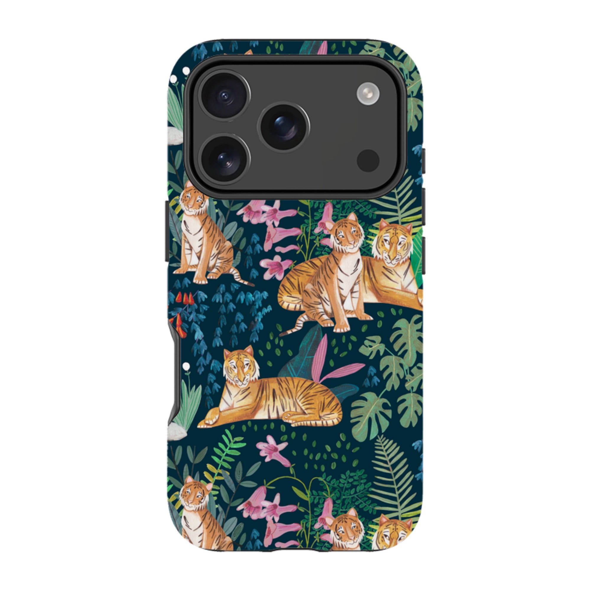 iPhone Tough Case - Tiger Pattern By Caroline Bonne Muller