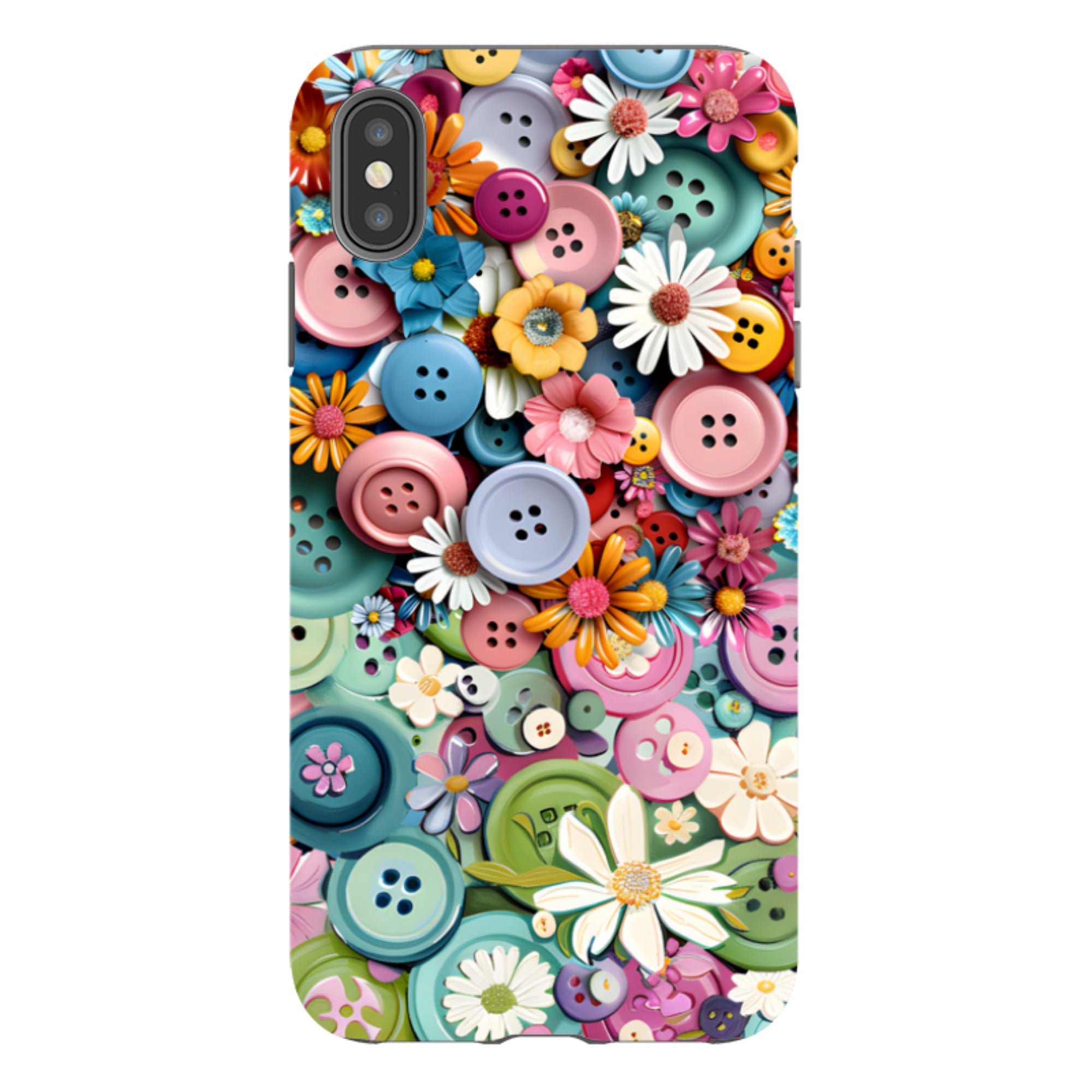 iPhone Case - Floral Buttons