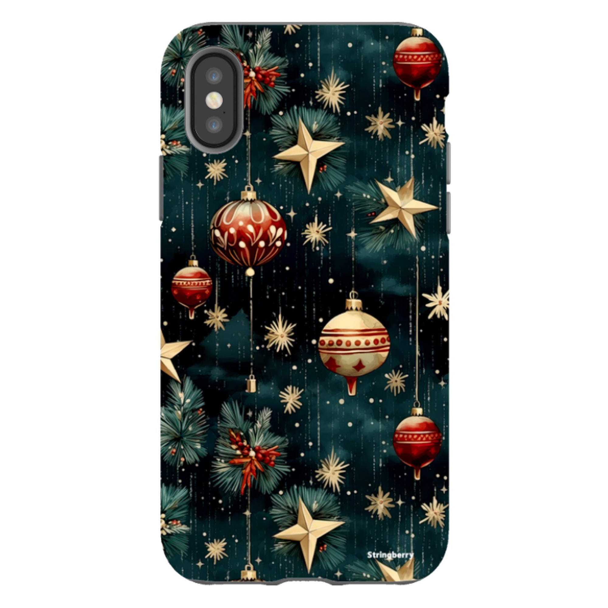 iPhone Tough Case - Christmas Baubles III