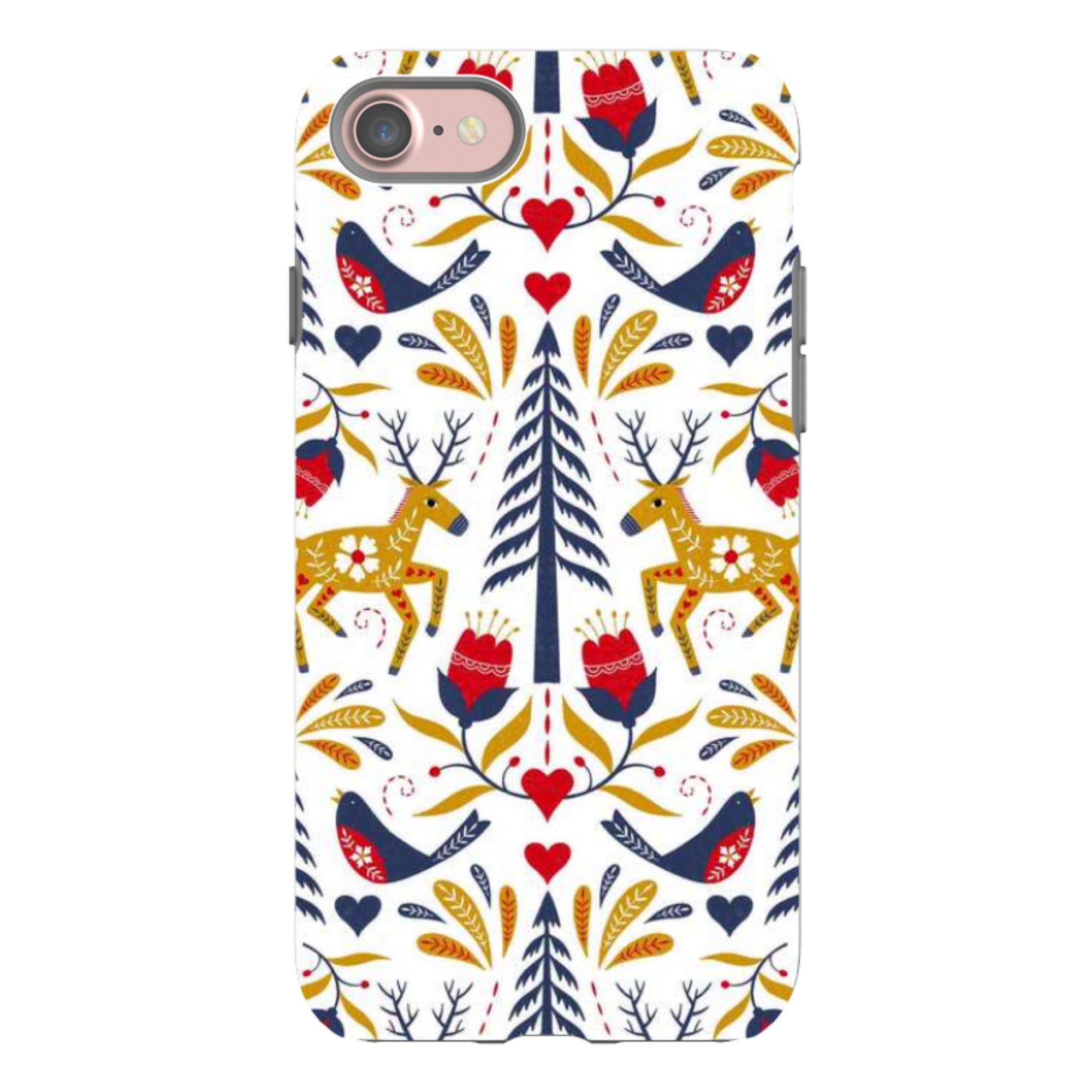 iPhone Tough Case - Xmas Pattern II By Suzy Taylor