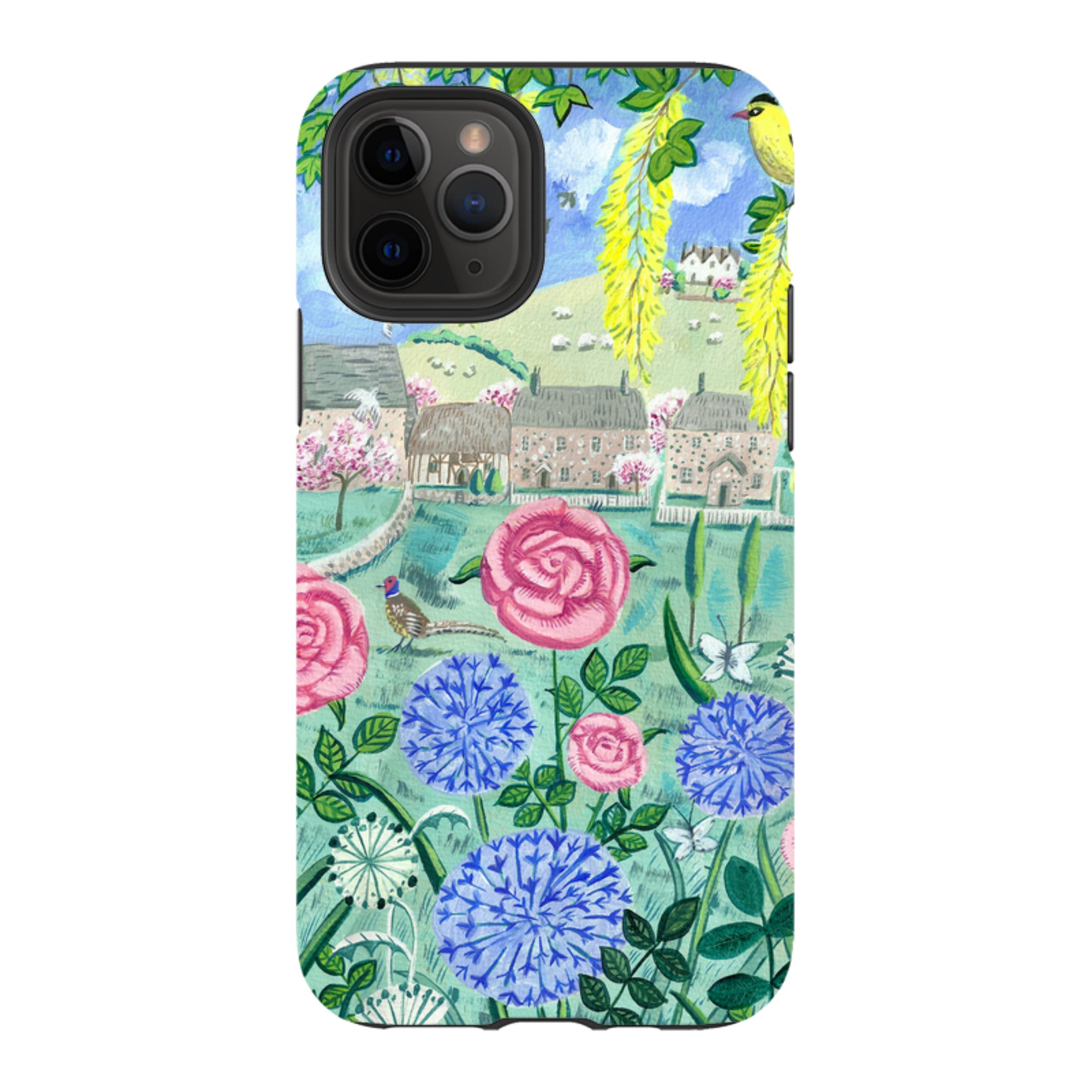 iPhone Tough Case - Village Floral By Mary Stubberfield